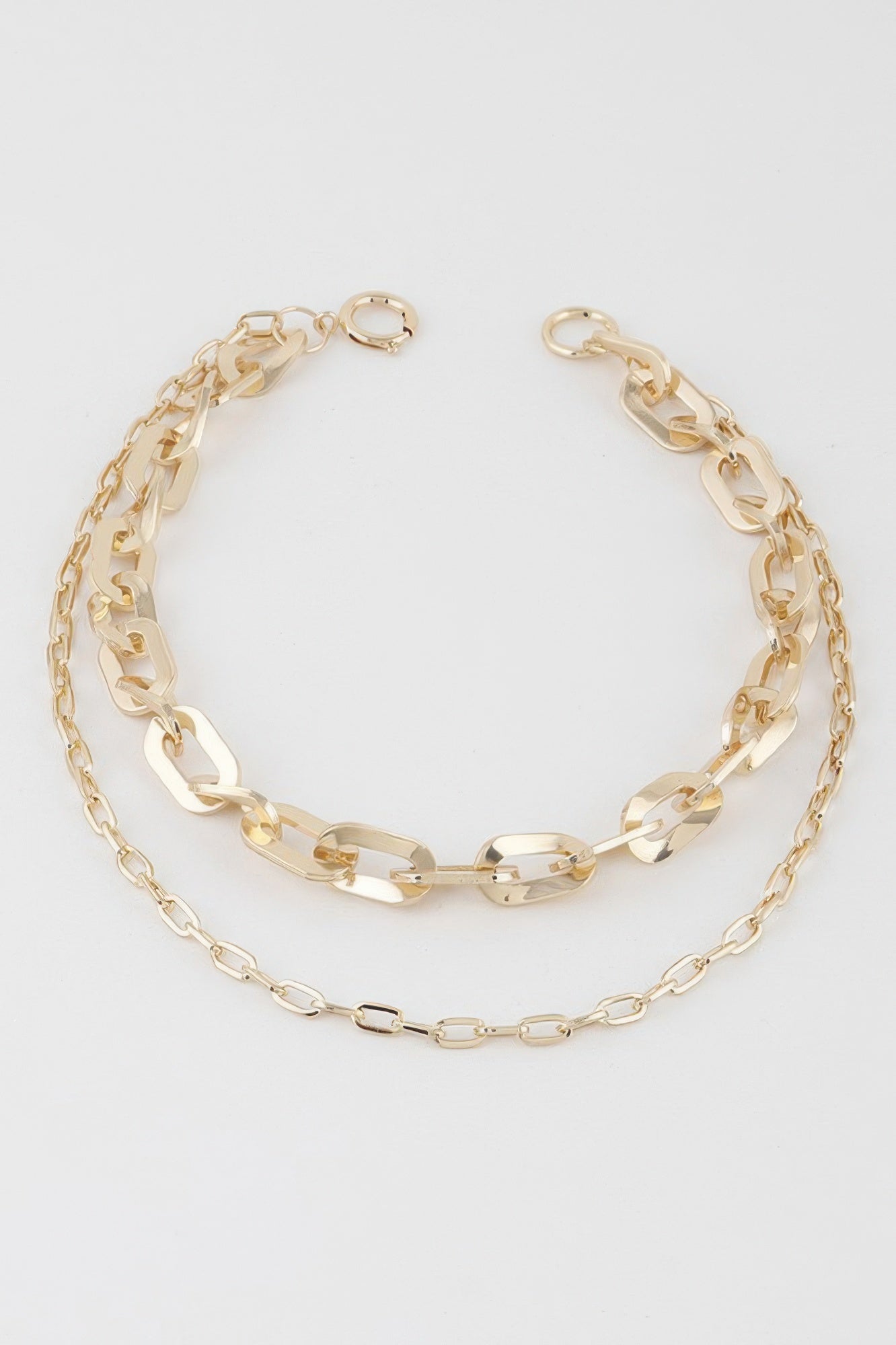 Double Link Chain Necklace