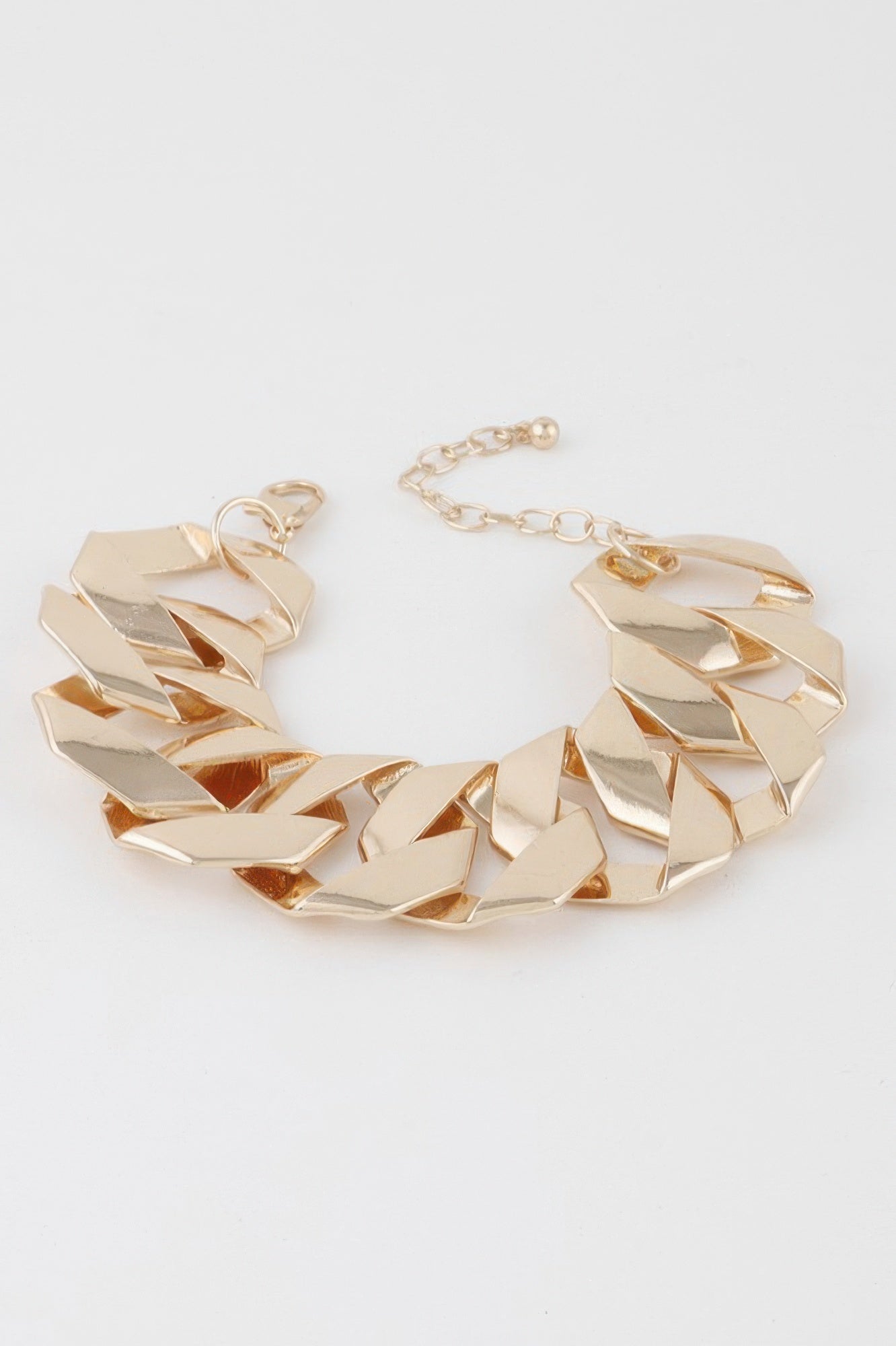 Wide Curb Chain Bracelet