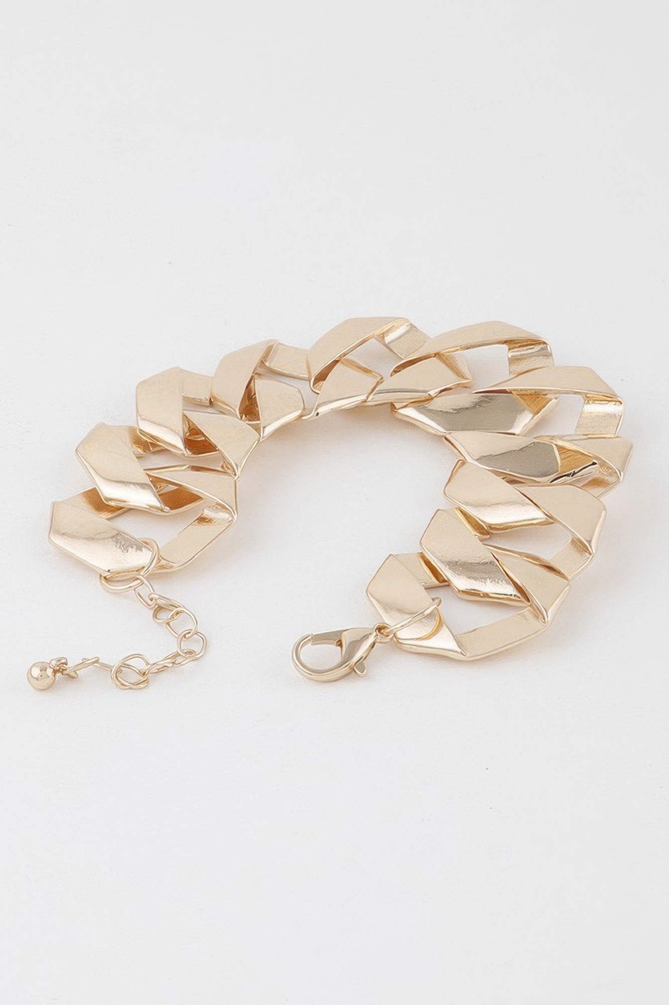 Wide Curb Chain Bracelet
