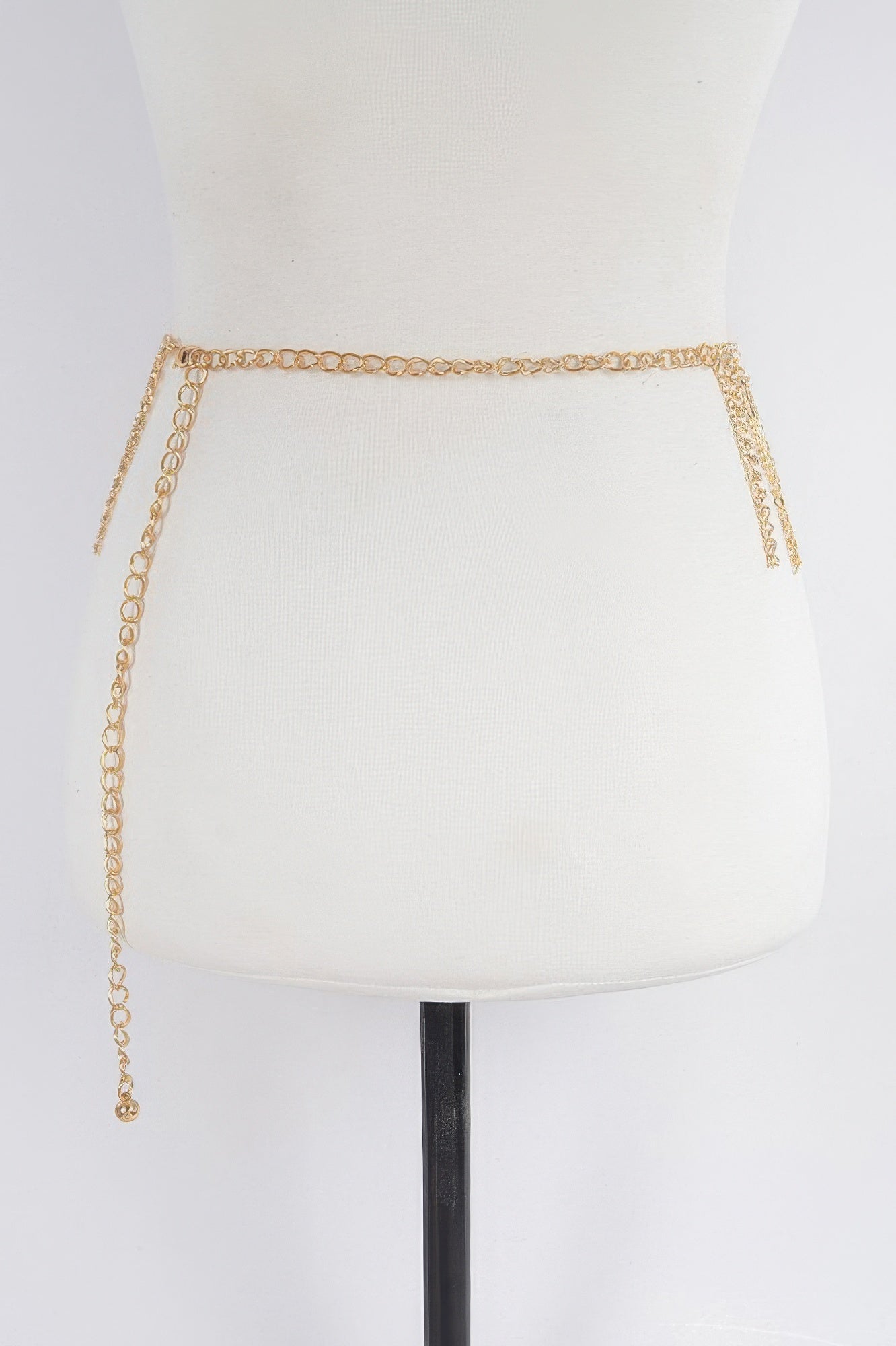 Rhinestone Curtain Belt