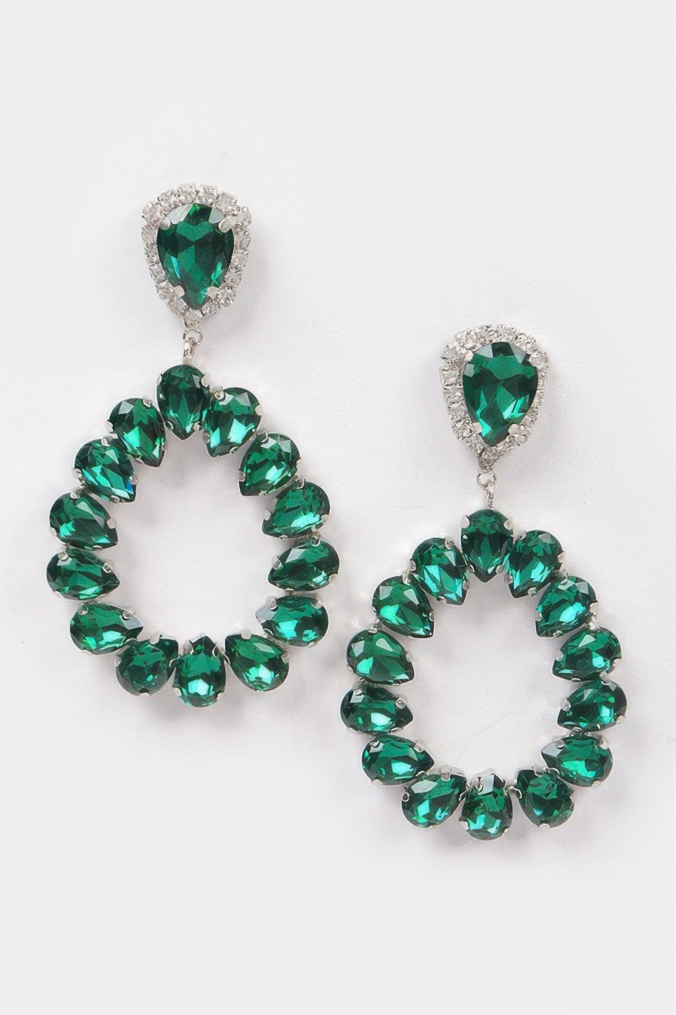 Tear Drop Stone Earrings