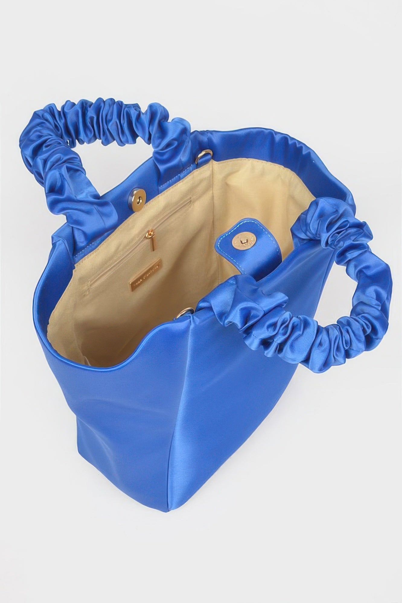 Satin Tote Bag W/chain