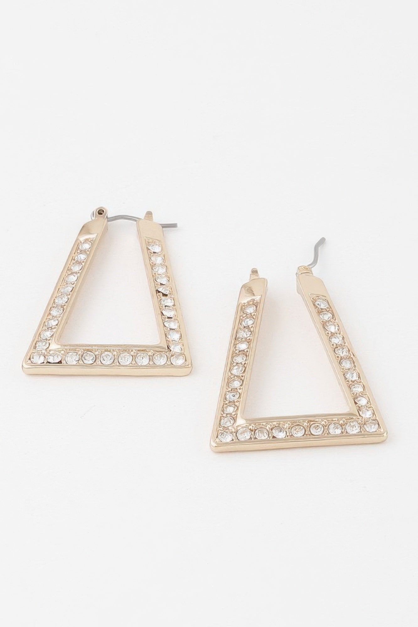Geometric Rhinestone Earrings