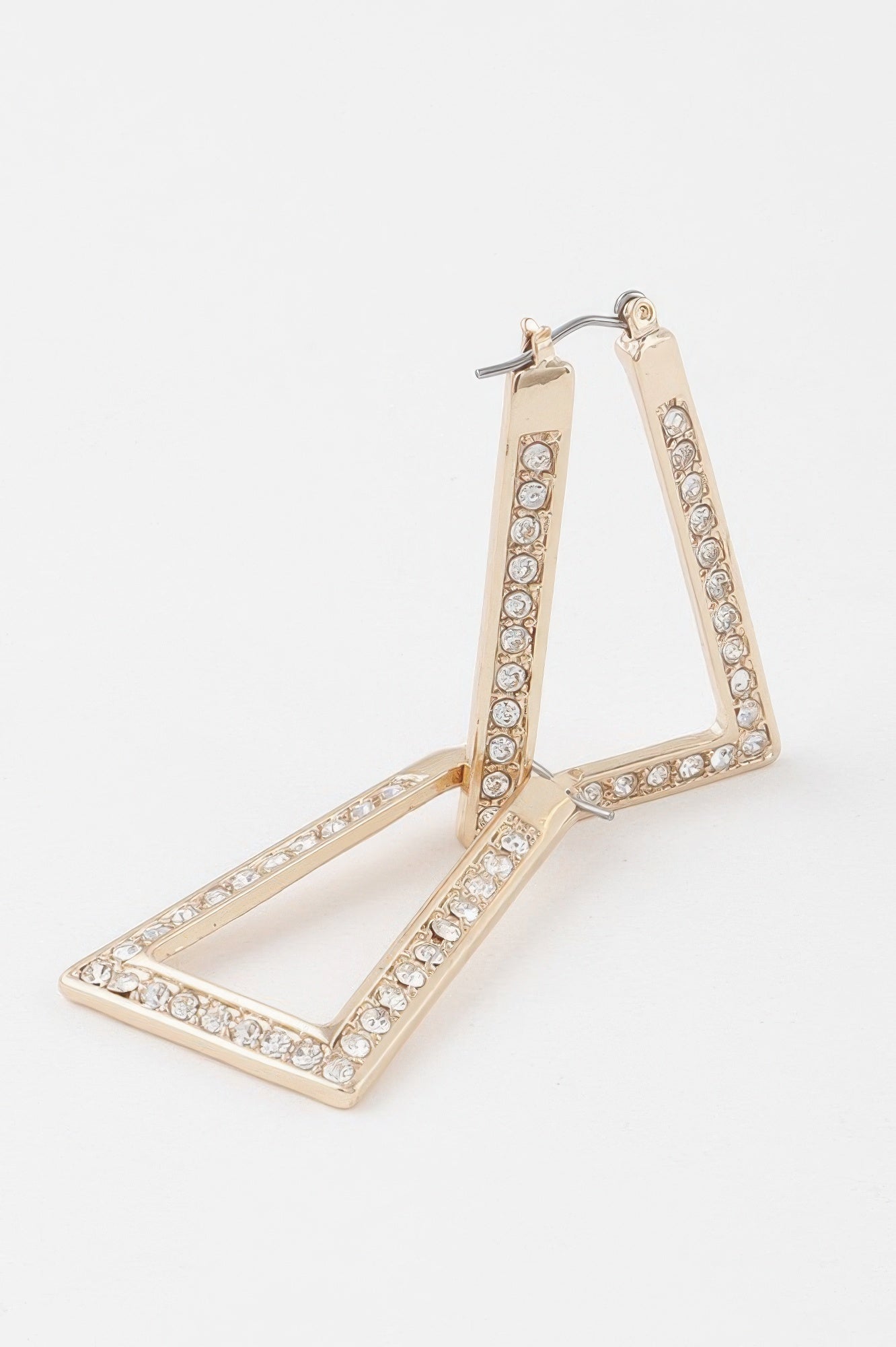 Geometric Rhinestone Earrings