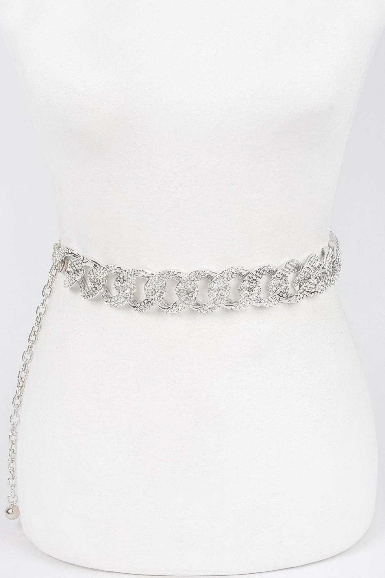 Plus Size Rhinestone Oversized Chain Belt
