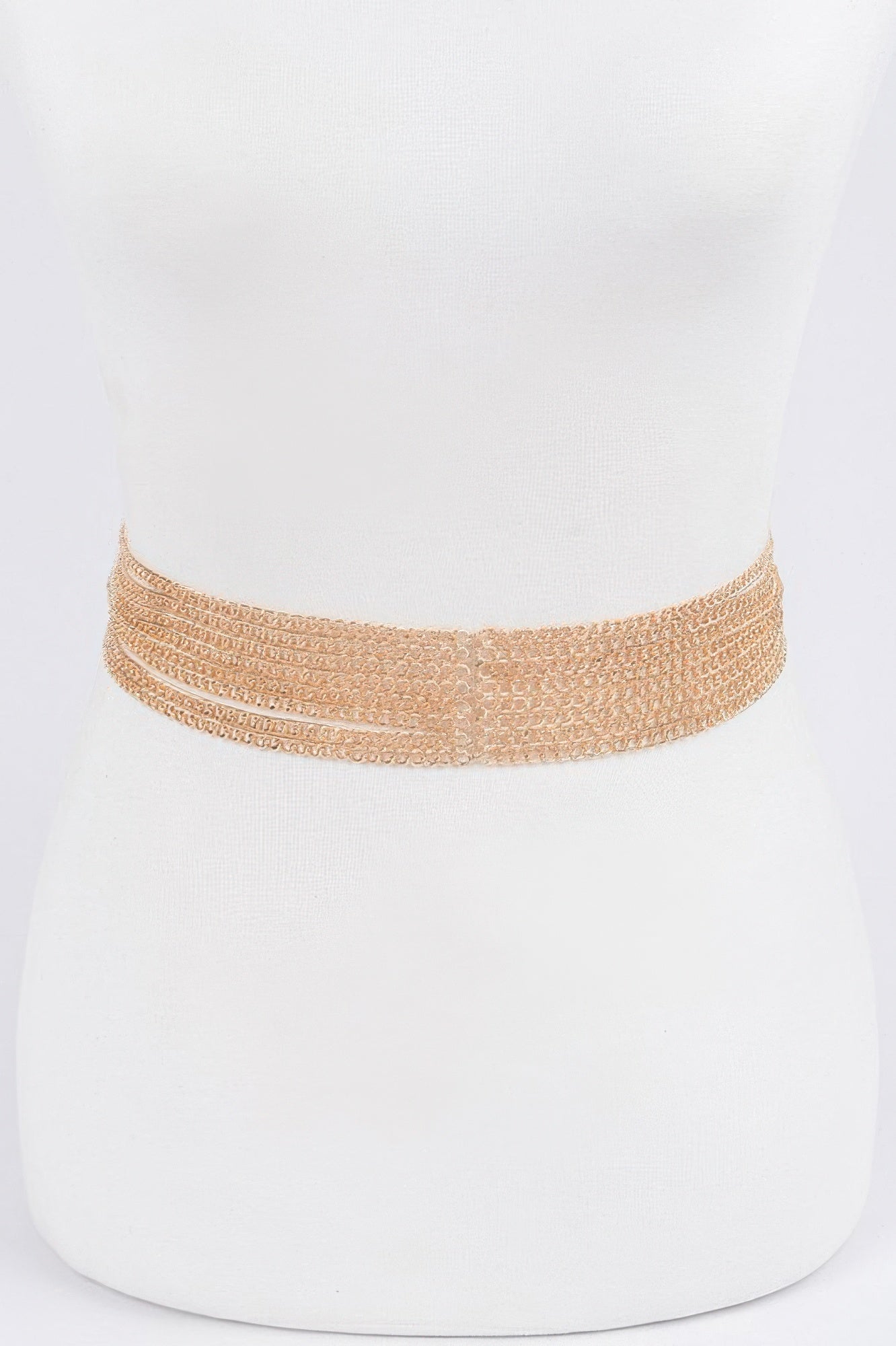 Multi Chain Gold Color Belt