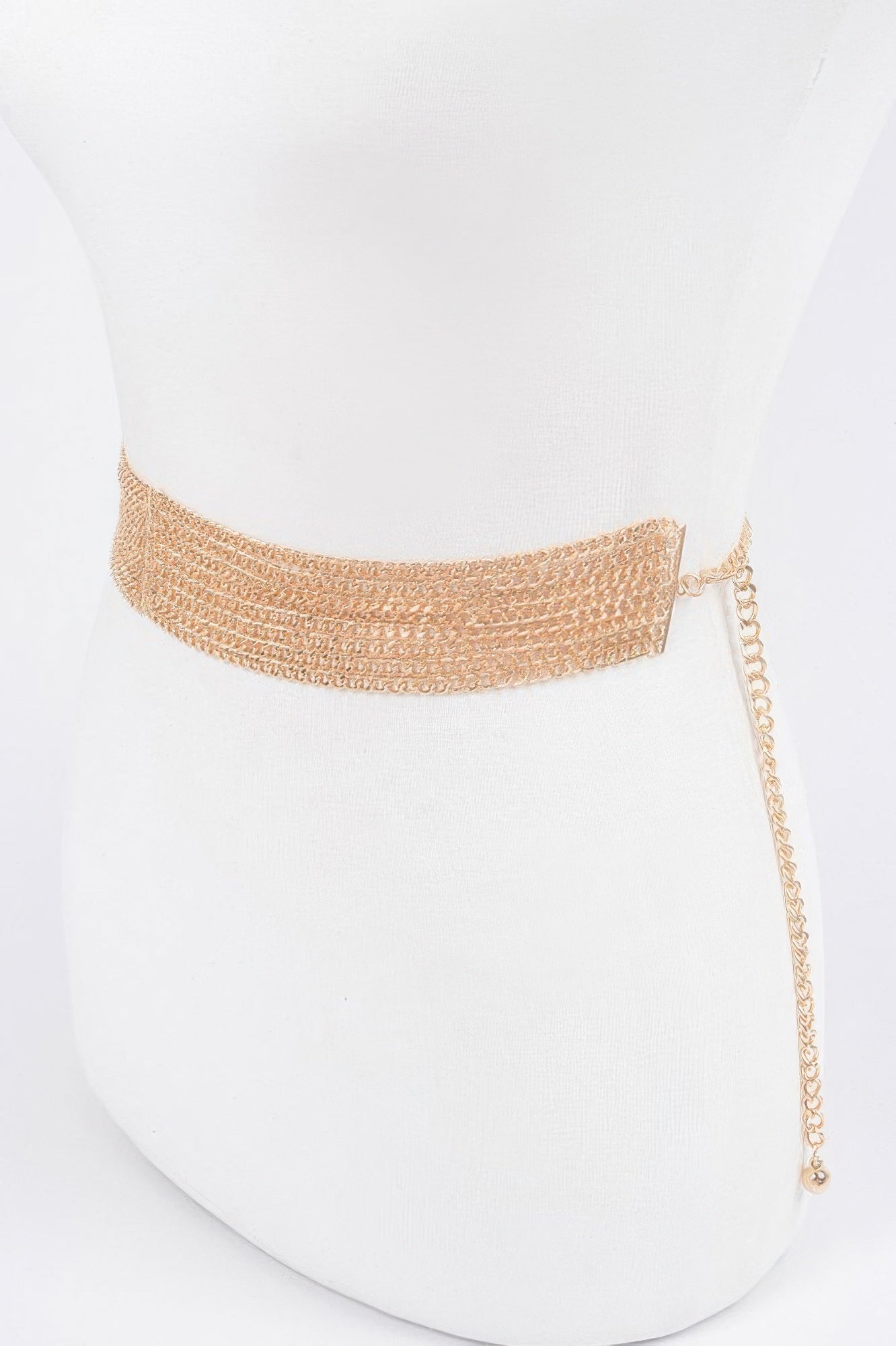 Multi Chain Gold Color Belt