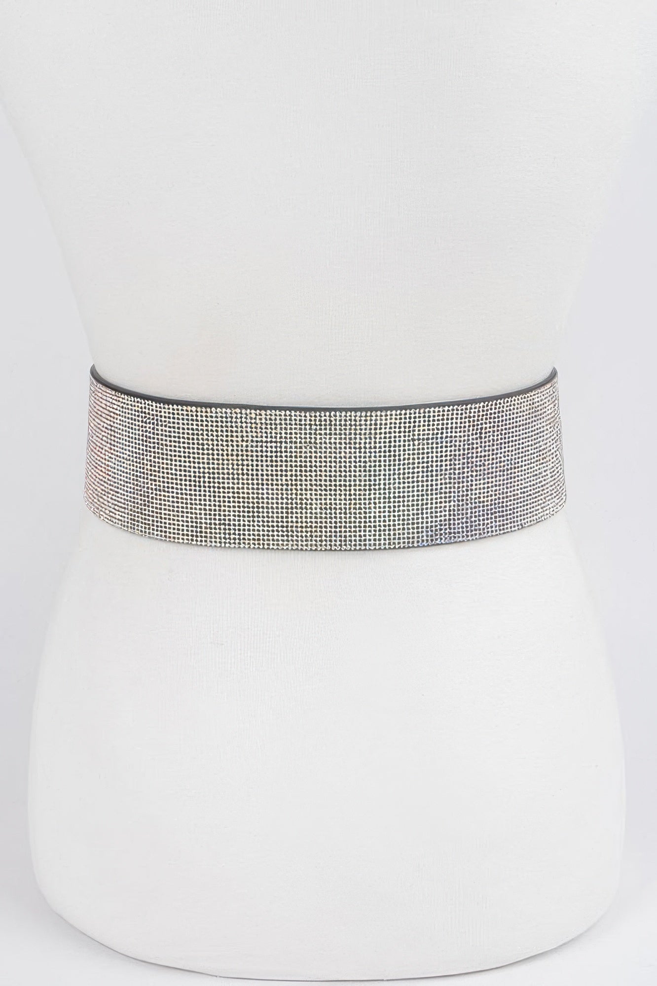 Square Metal Rhinestone Belt