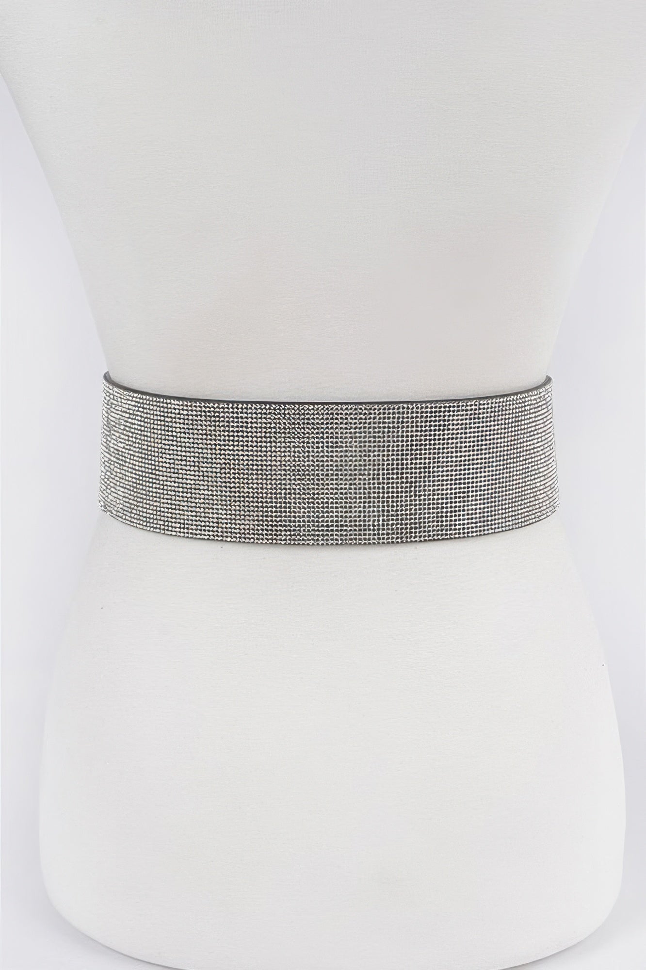 Square Metal Rhinestone Belt