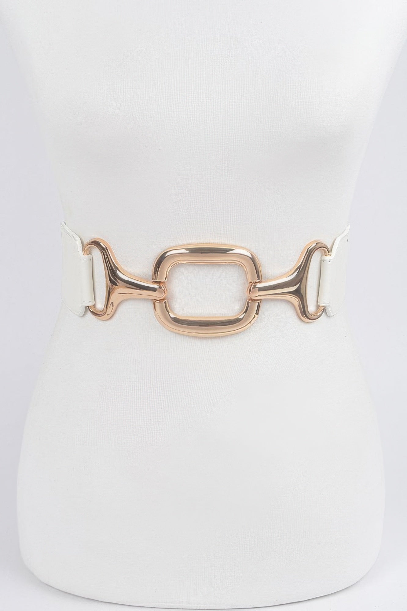 Multi Metal Buckle Stretch Plus Size Belt