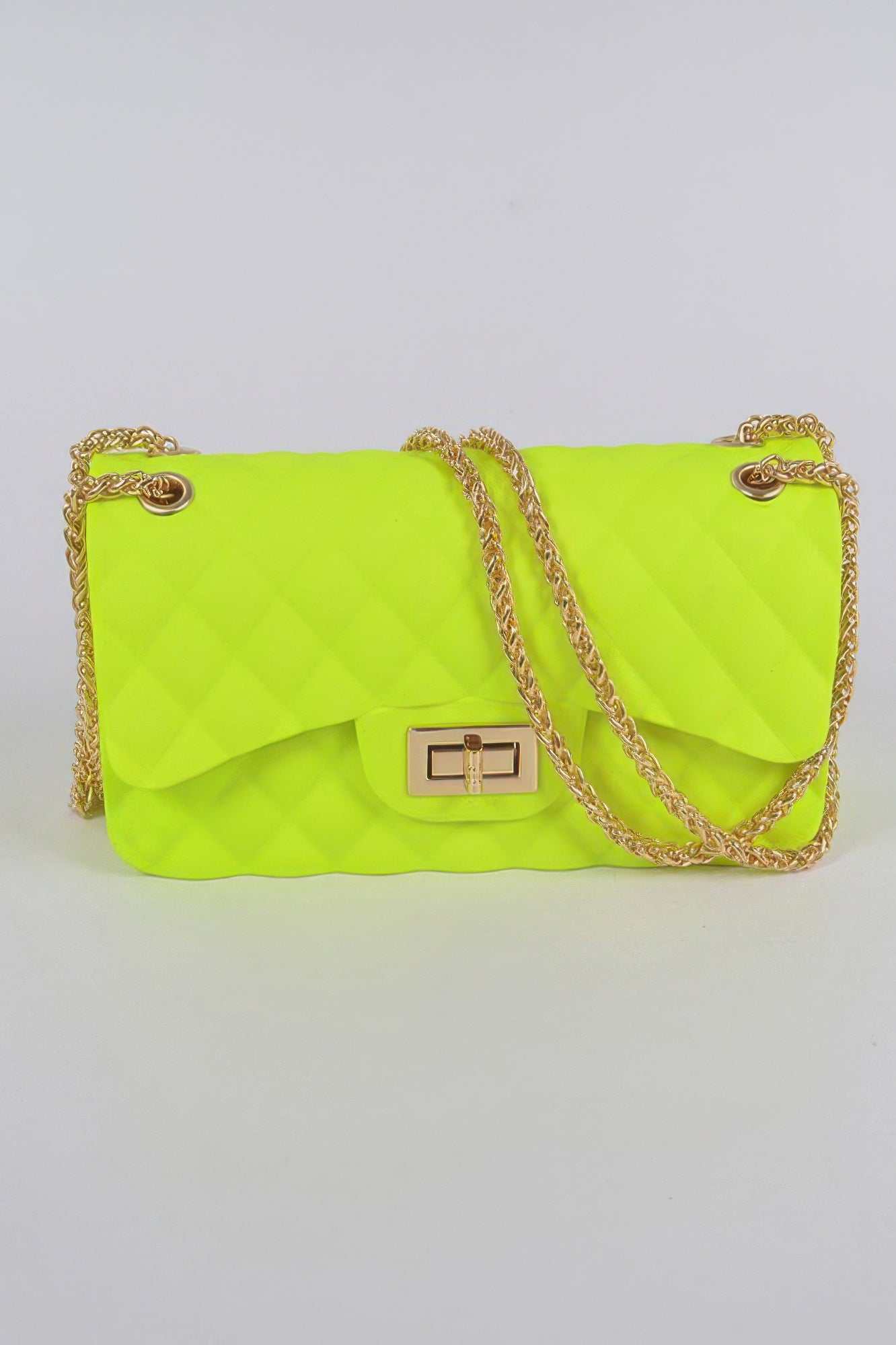 Jelly Classic Quilted Shape Clutch