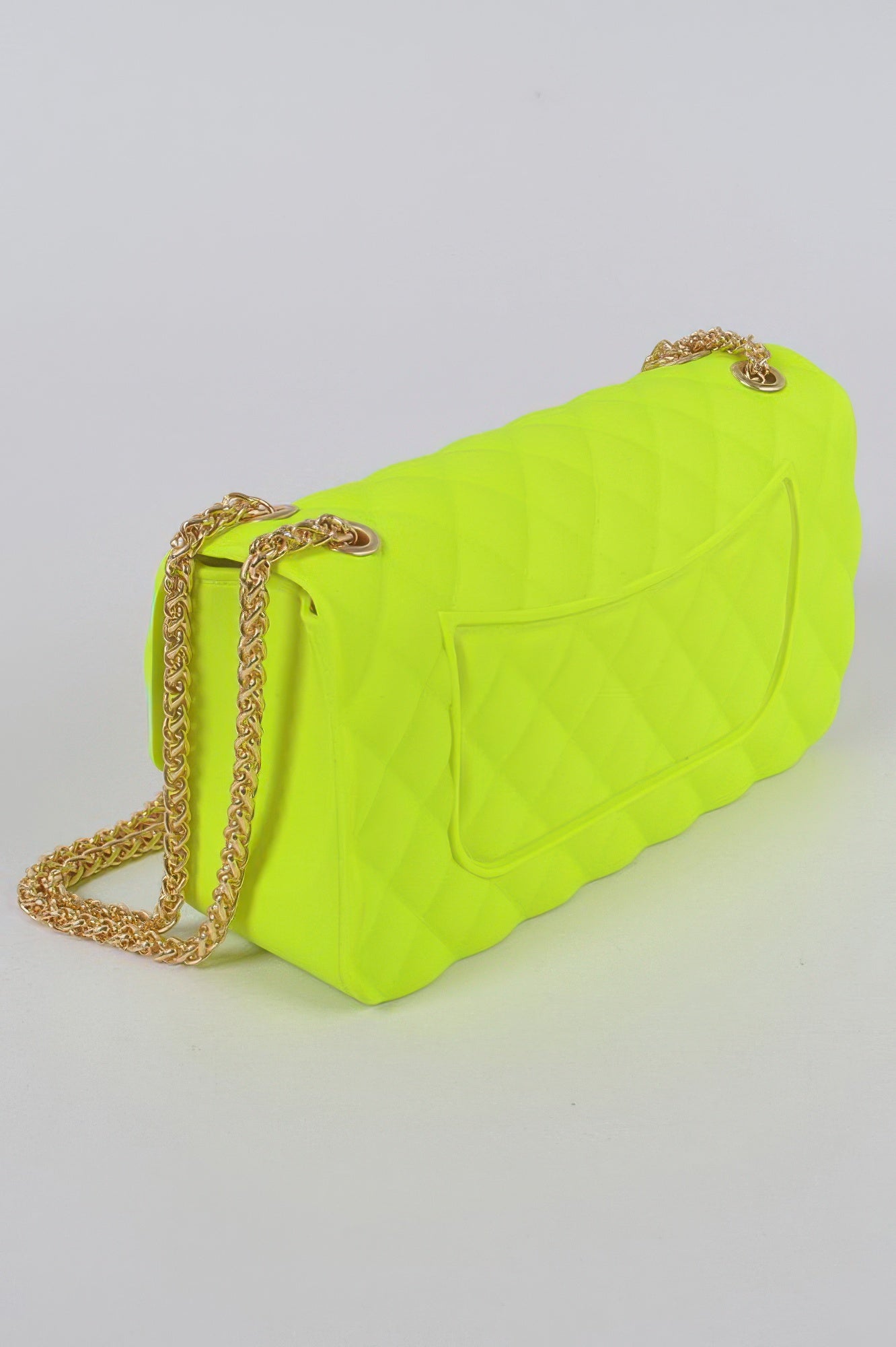 Jelly Classic Quilted Shape Clutch