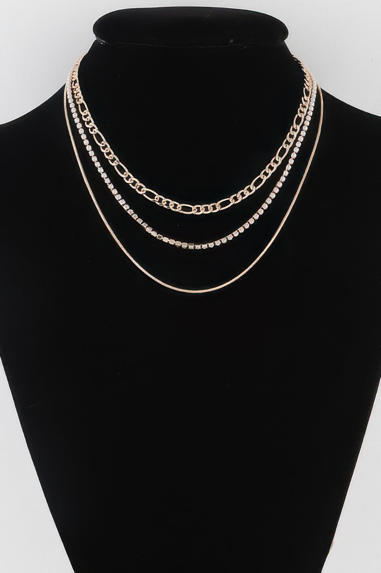 Chain N Bead Necklace