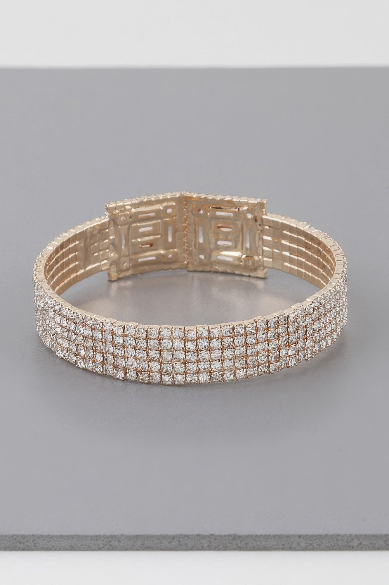 Crystal Block Bracelet