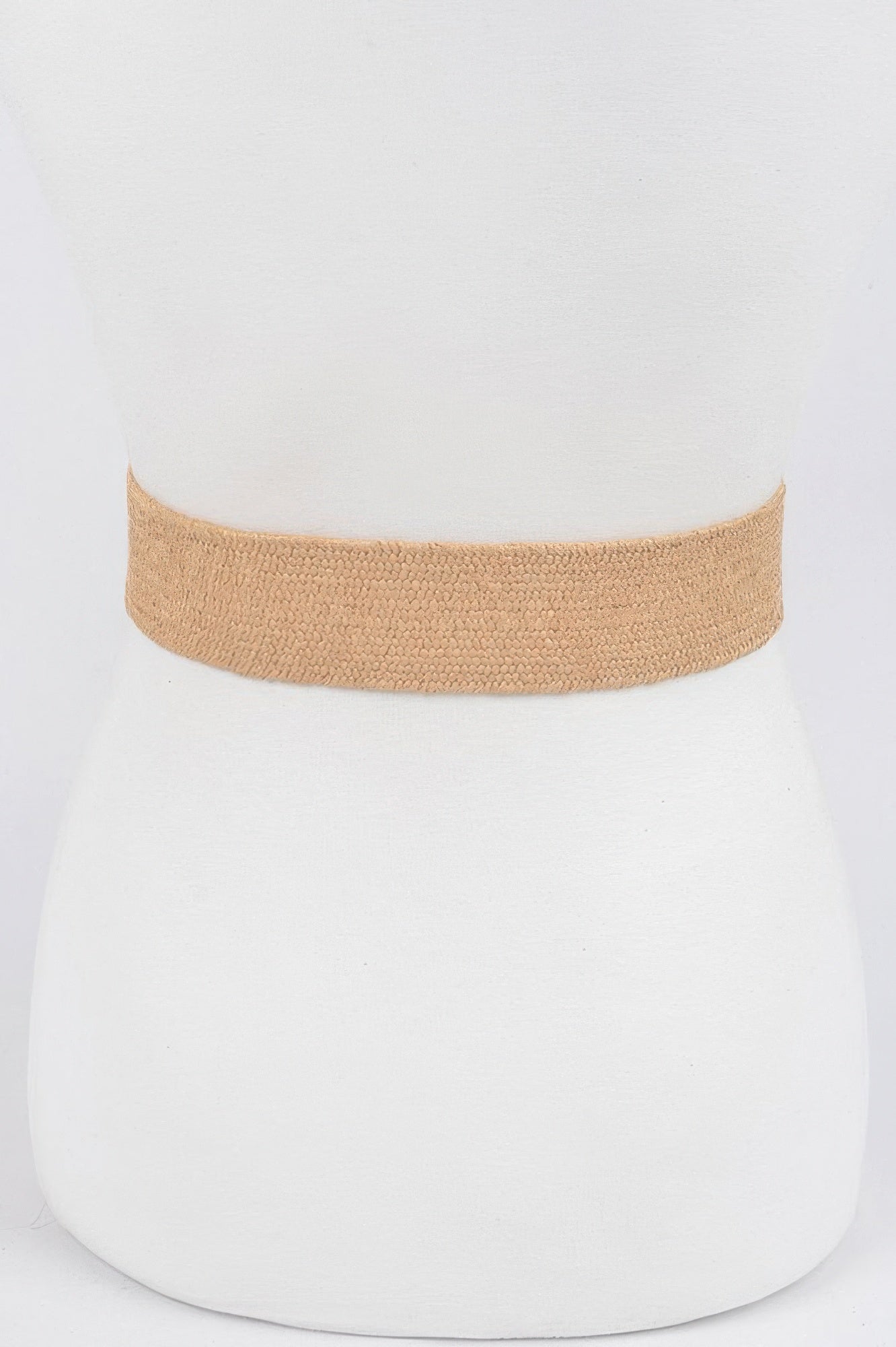 Square Buckle Stretch Belt