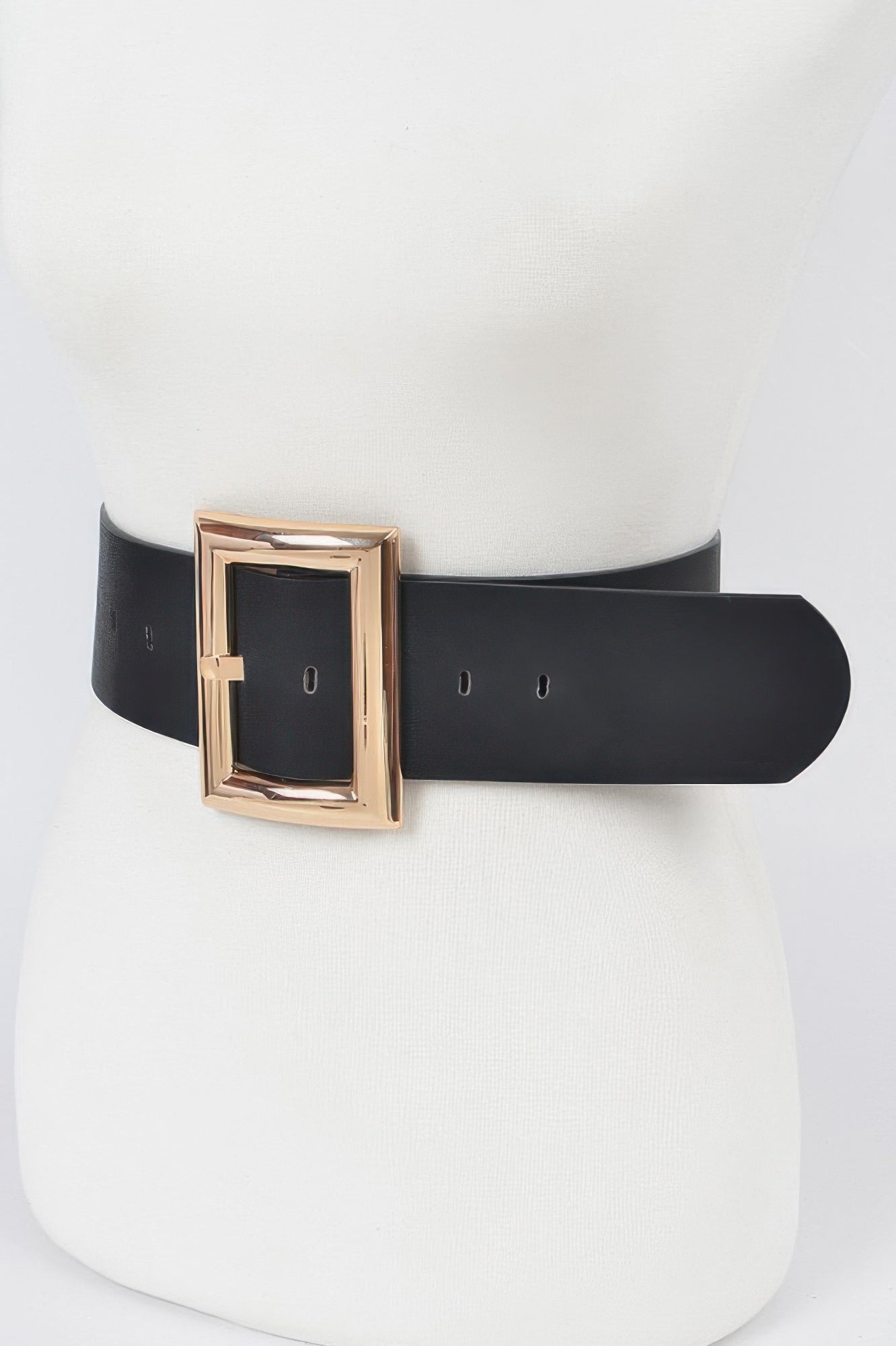 Simple Rectangle Buckle Plus Size Belt