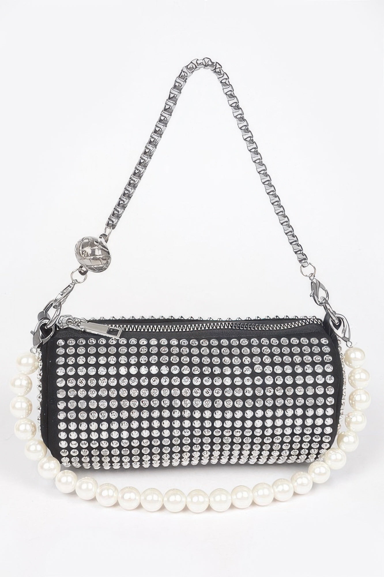 Hotfix Tube Pearl Handle Bag