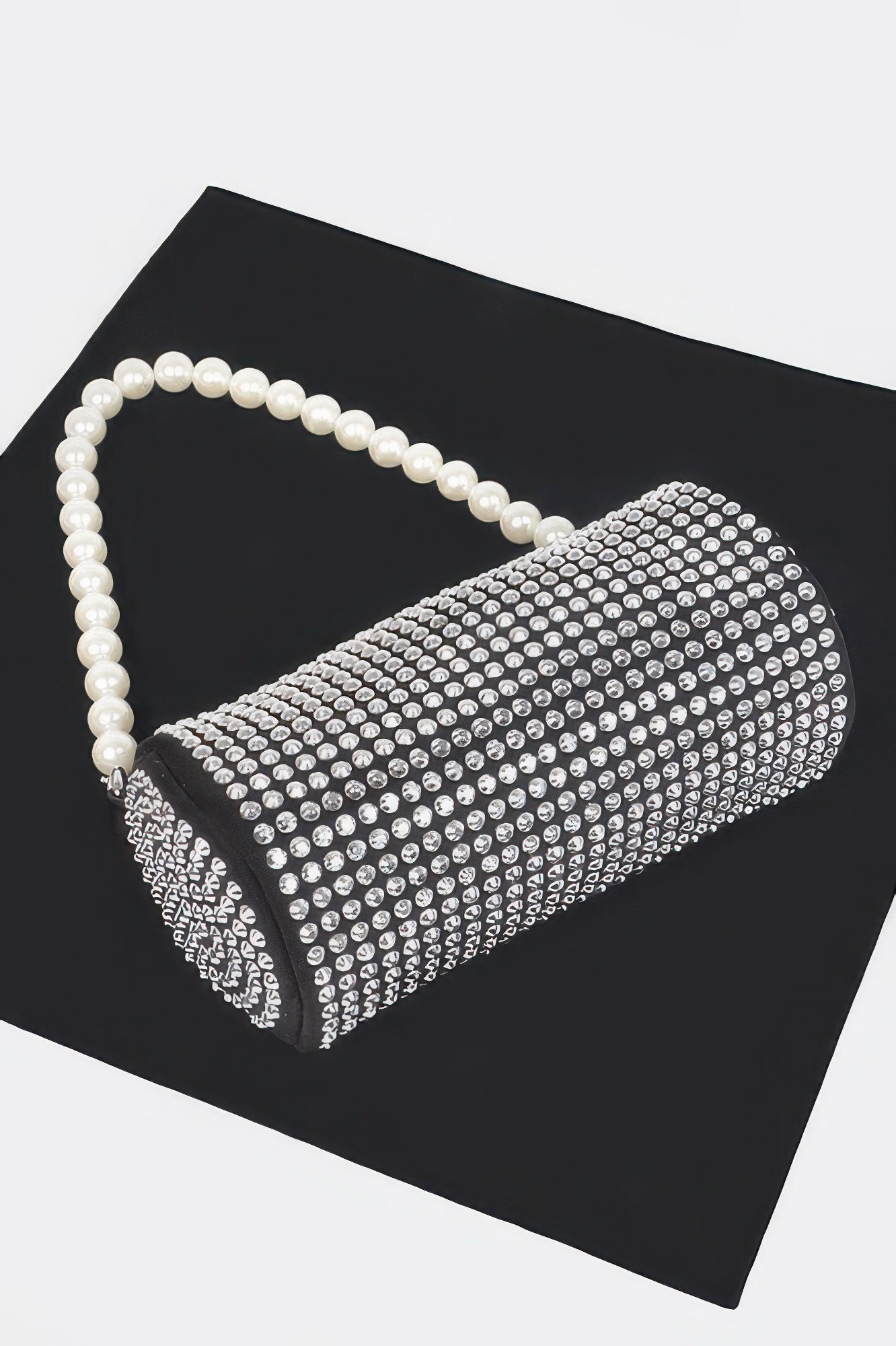 Hotfix Tube Pearl Handle Bag
