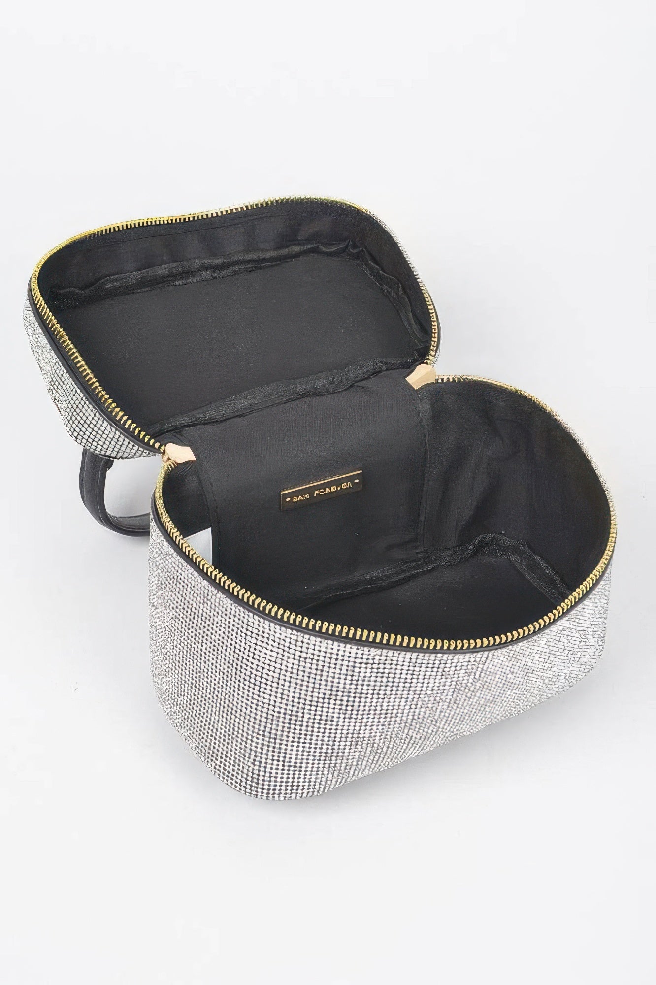 Rhinestone Top Handle Clutch Handbag