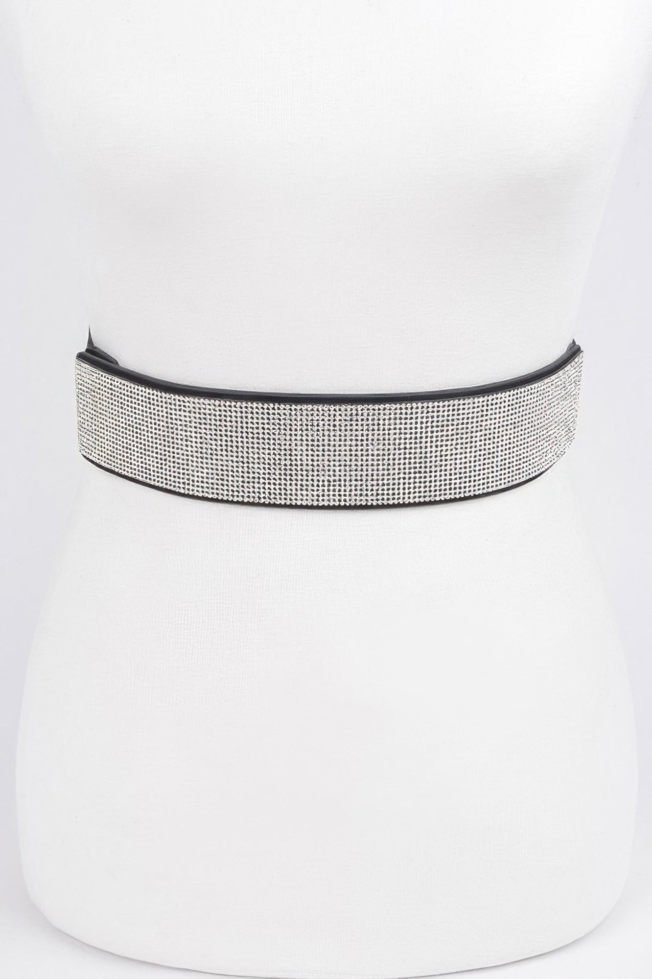 Rhinestone Elastic Belt