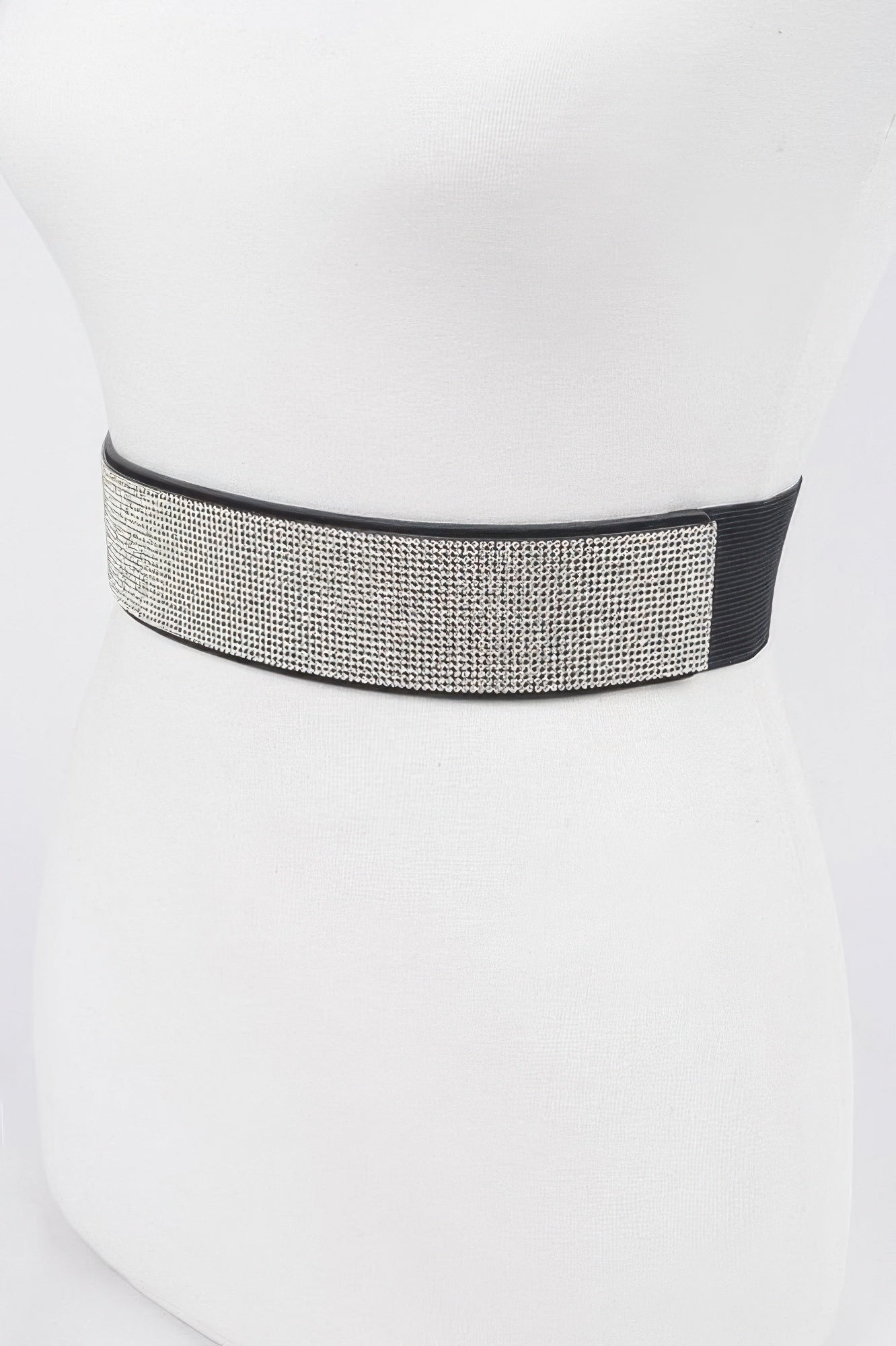 Rhinestone Elastic Belt