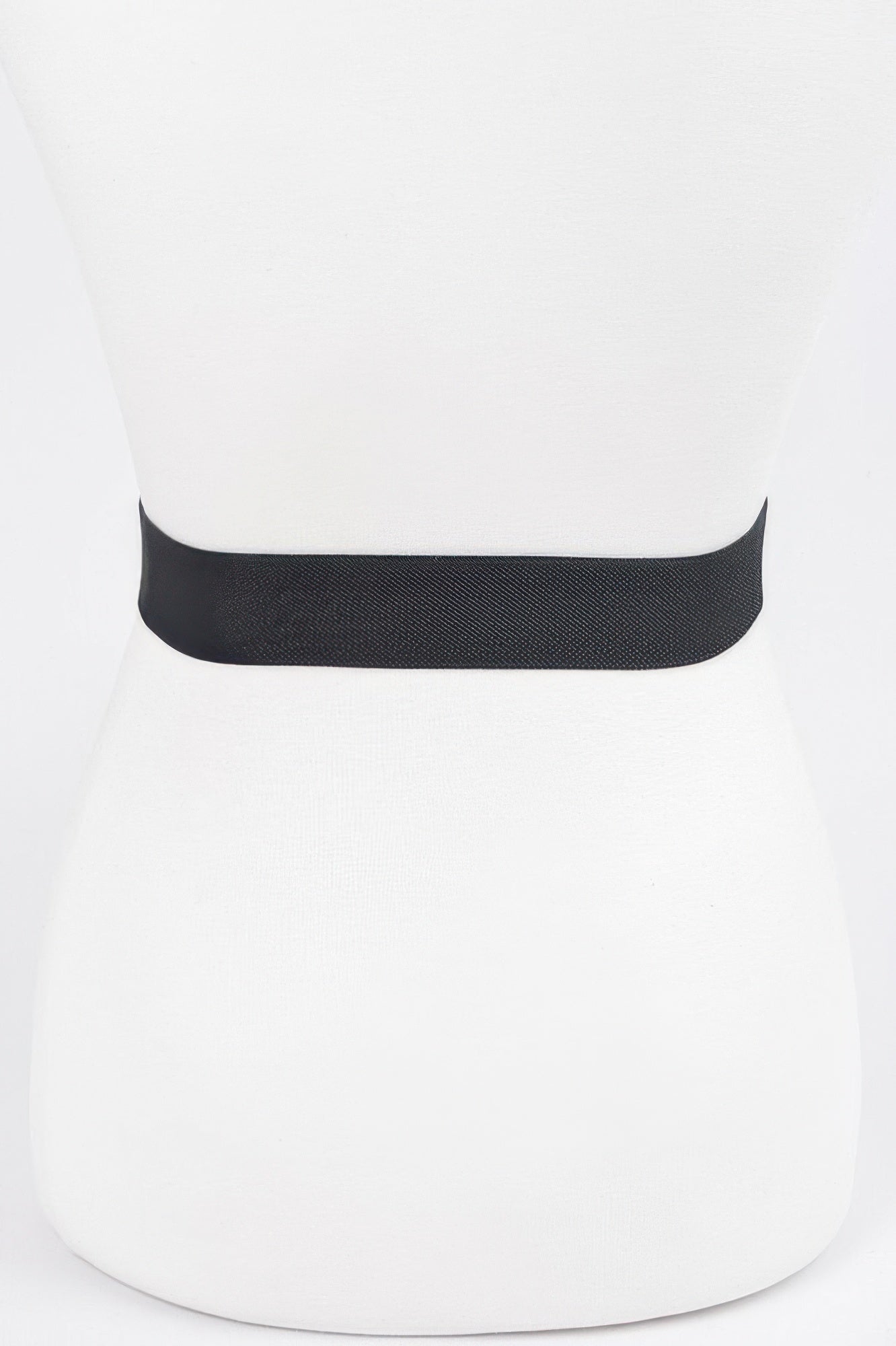 Rhinestone Ribbon Elastic Belt