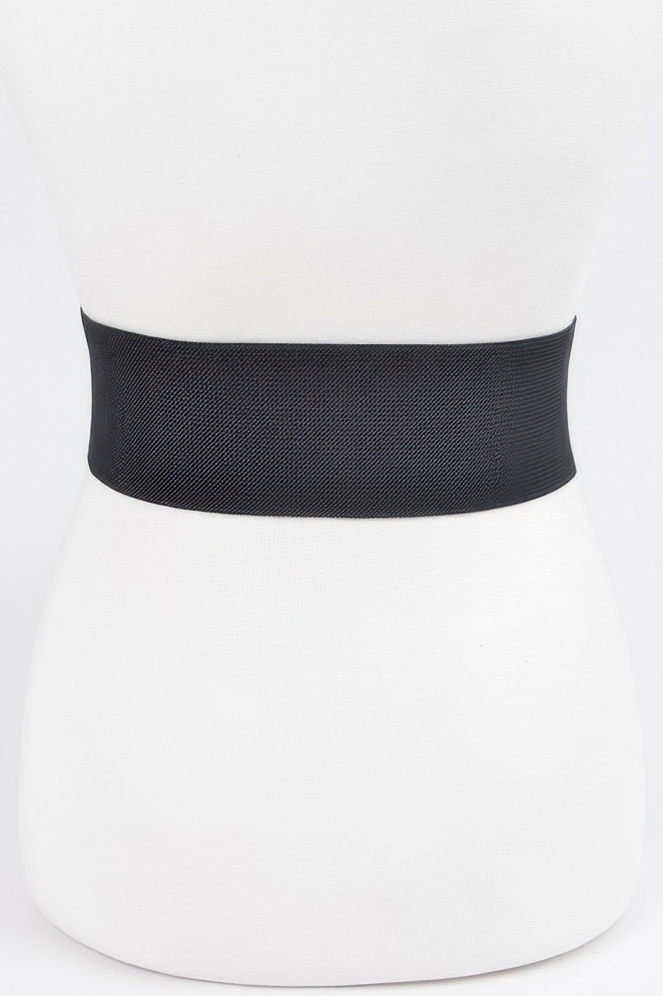 Oversized Round Buckle Plus Size Elastic Belt