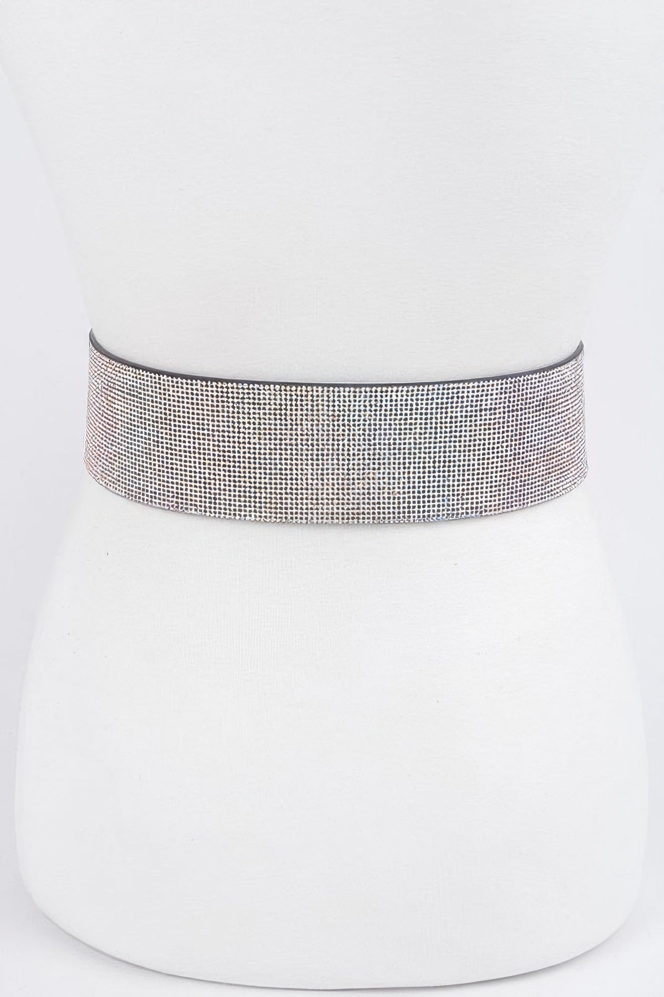 Multi Metal Rhinestone Belt