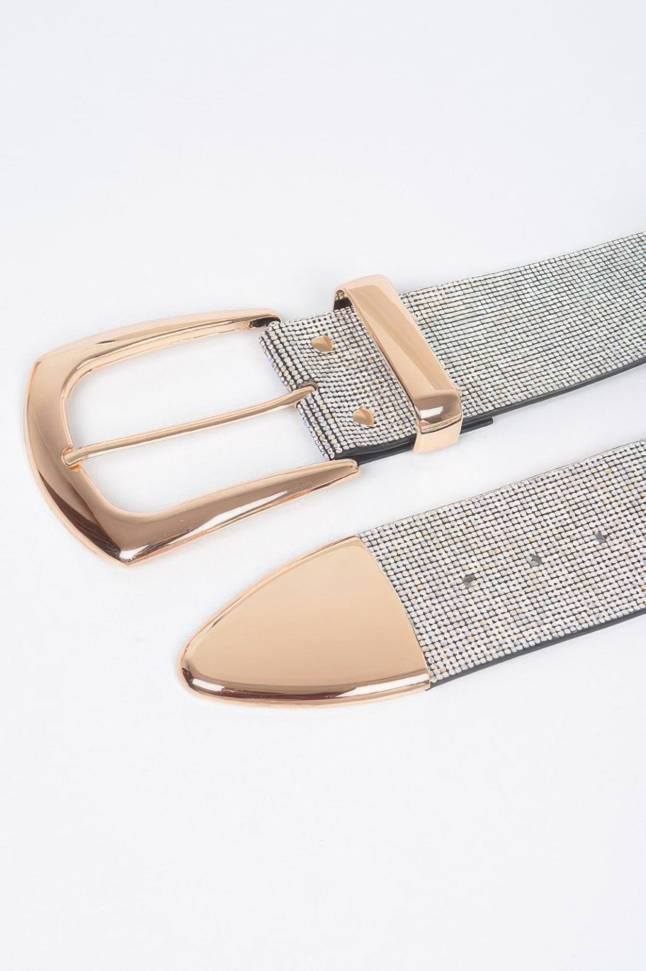 Multi Metal Rhinestone Belt