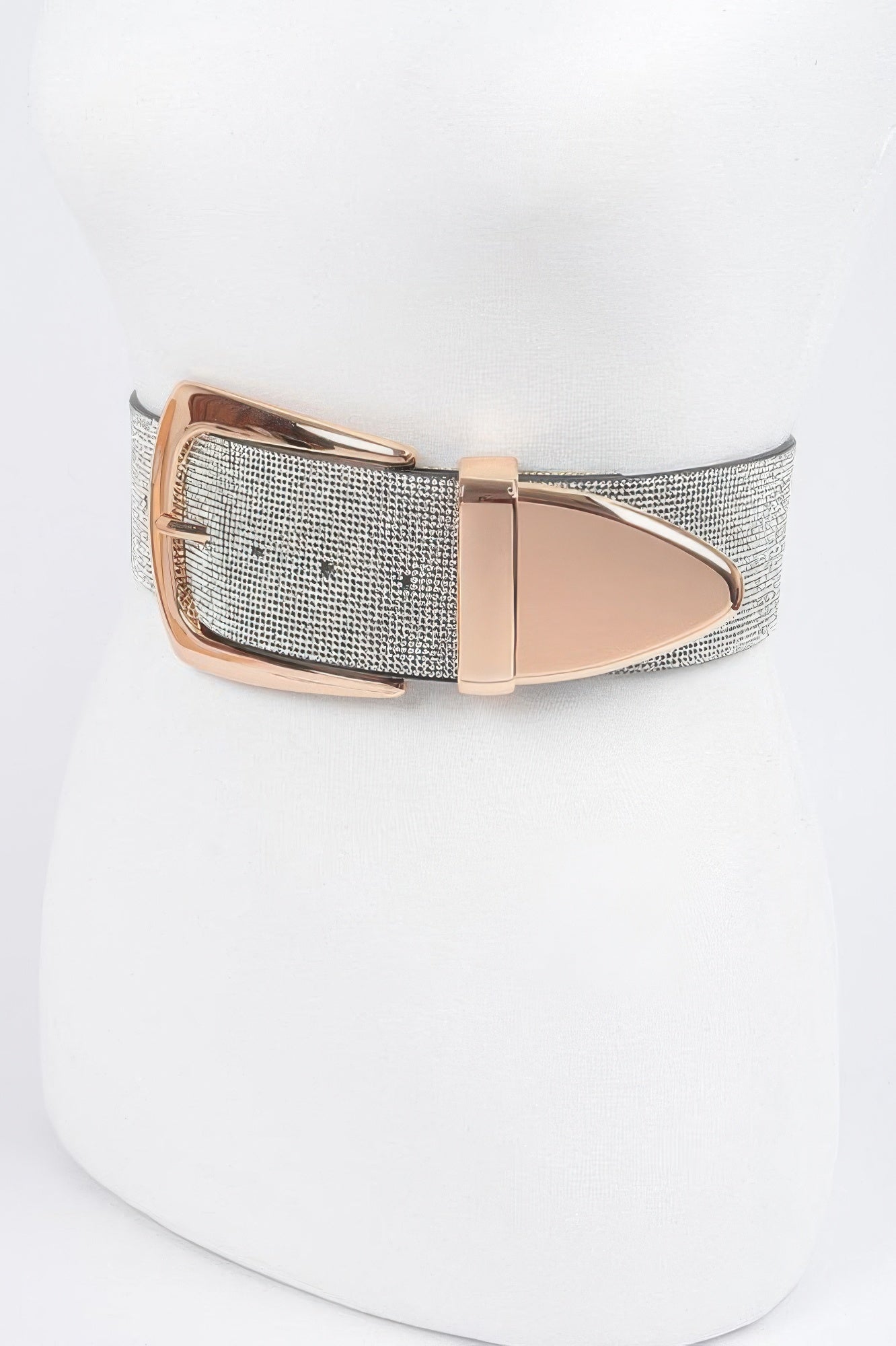 Multi Metal Rhinestone Belt