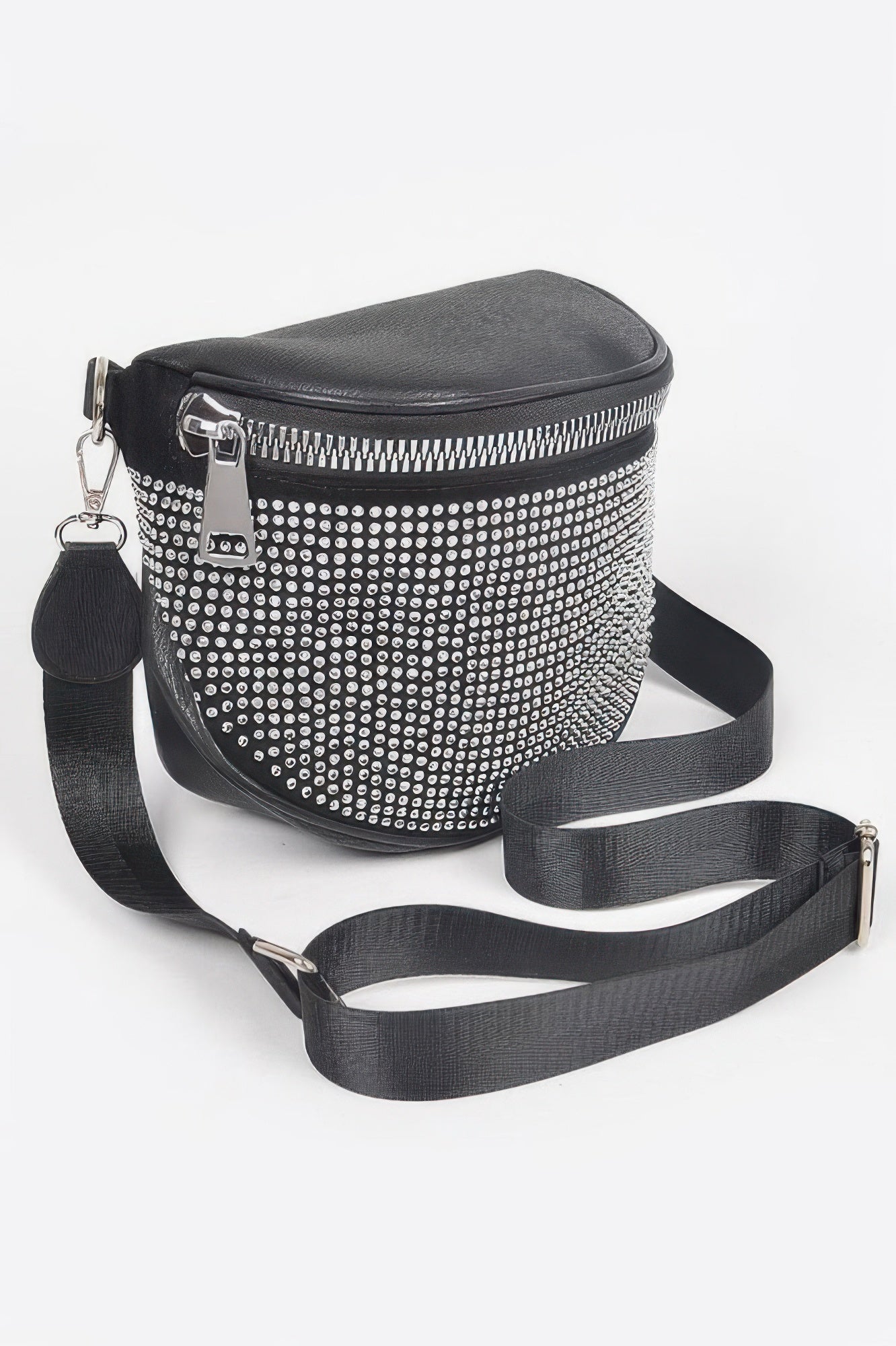 Stone Studded Crossbody Bag