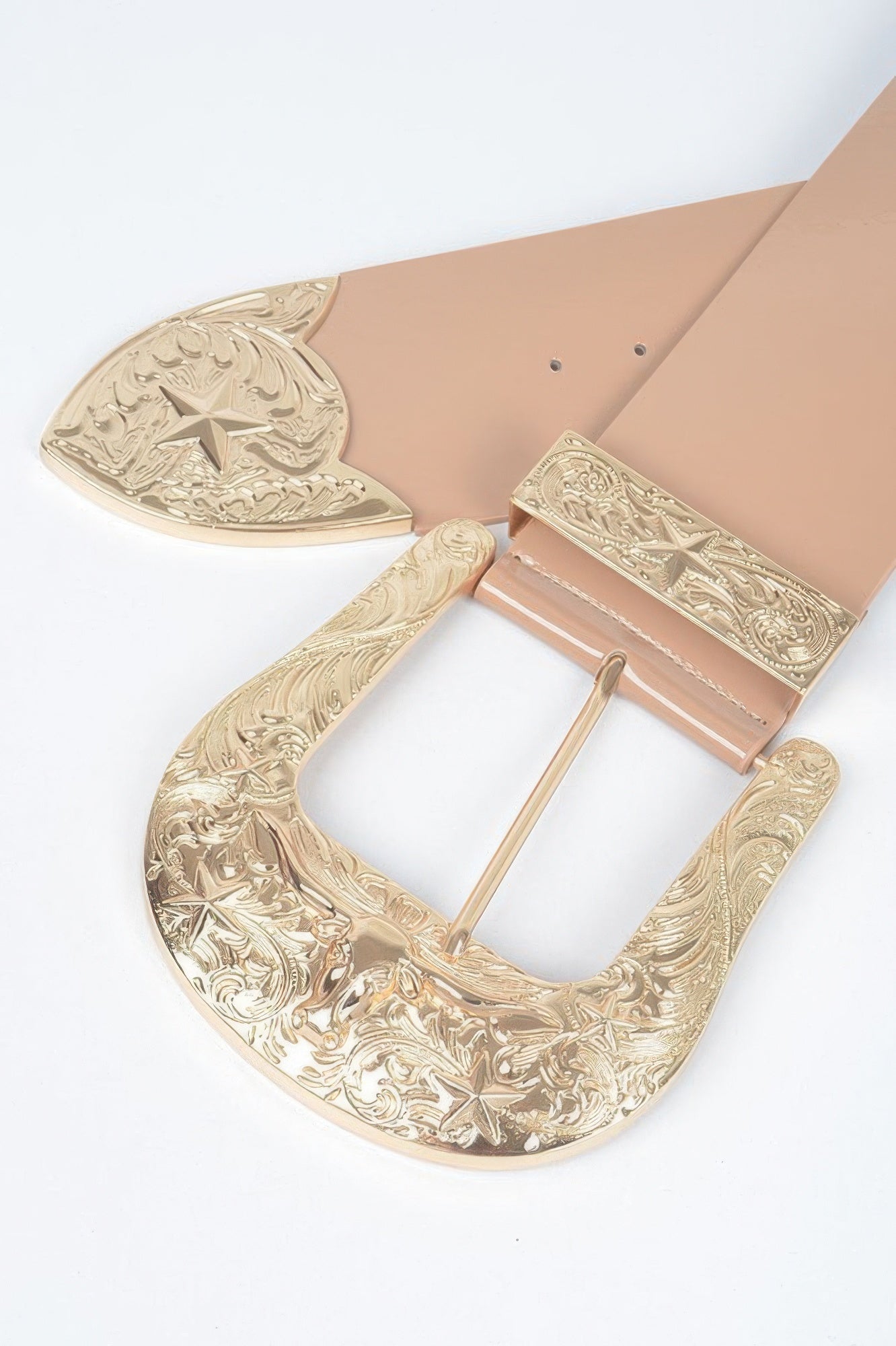 Oversized Multi Metal Plus Size Waist Enamel Belt