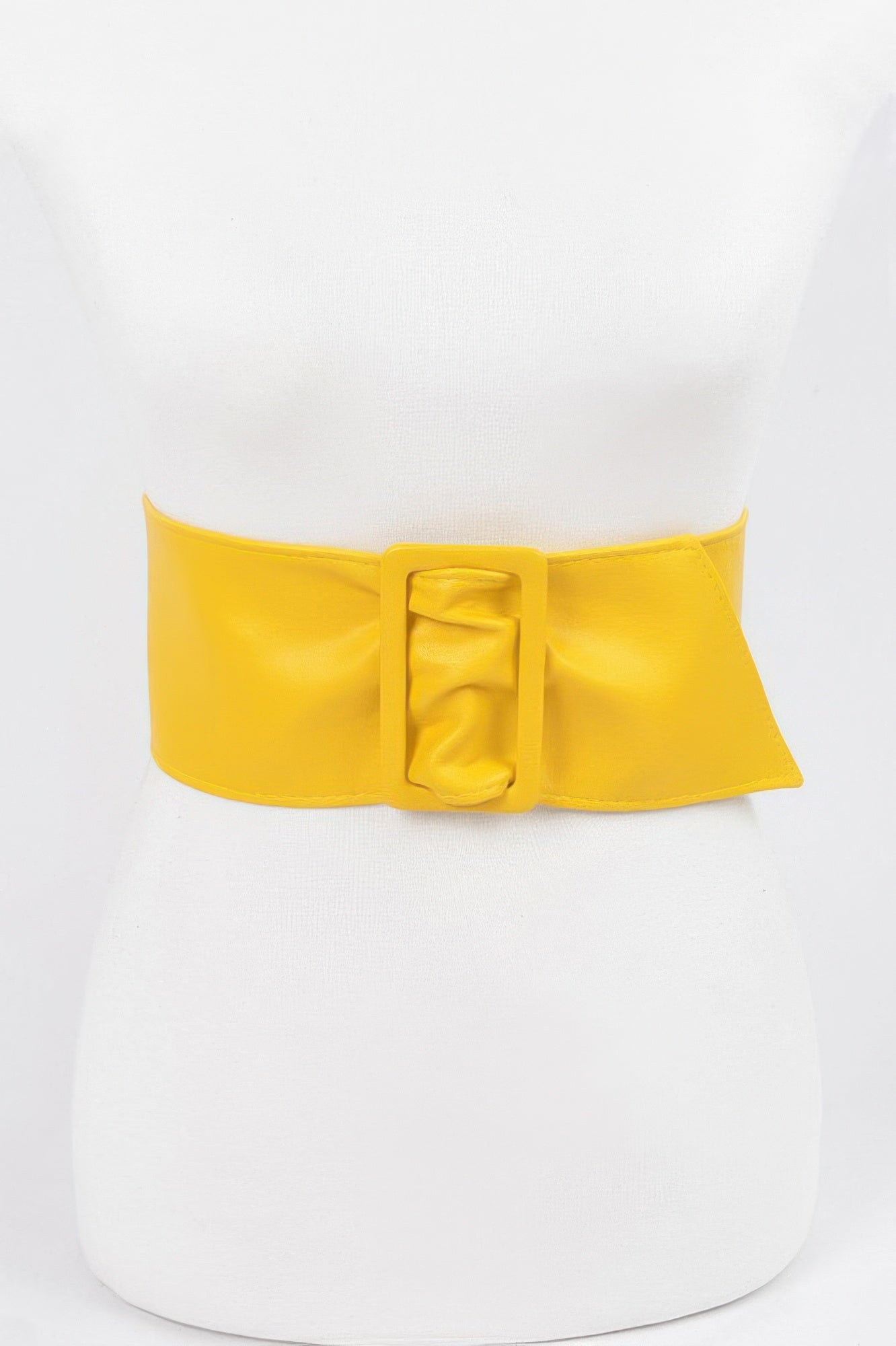Faux Leather Waist Belt