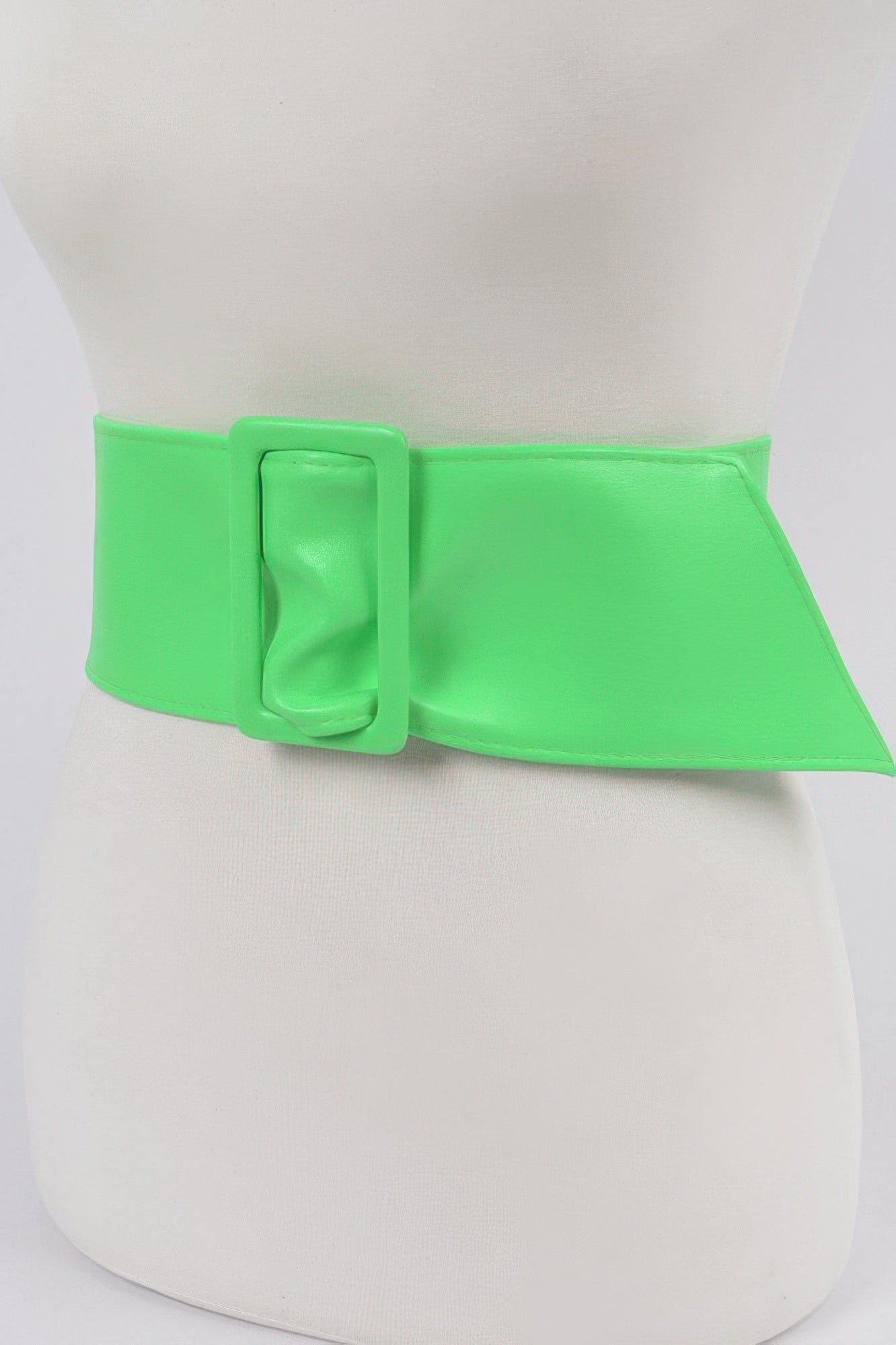 Faux Leather Waist Belt