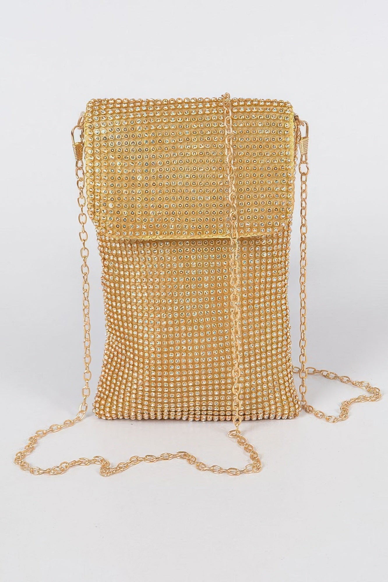 Mini Rhinestone Mini Rectangular Clutch