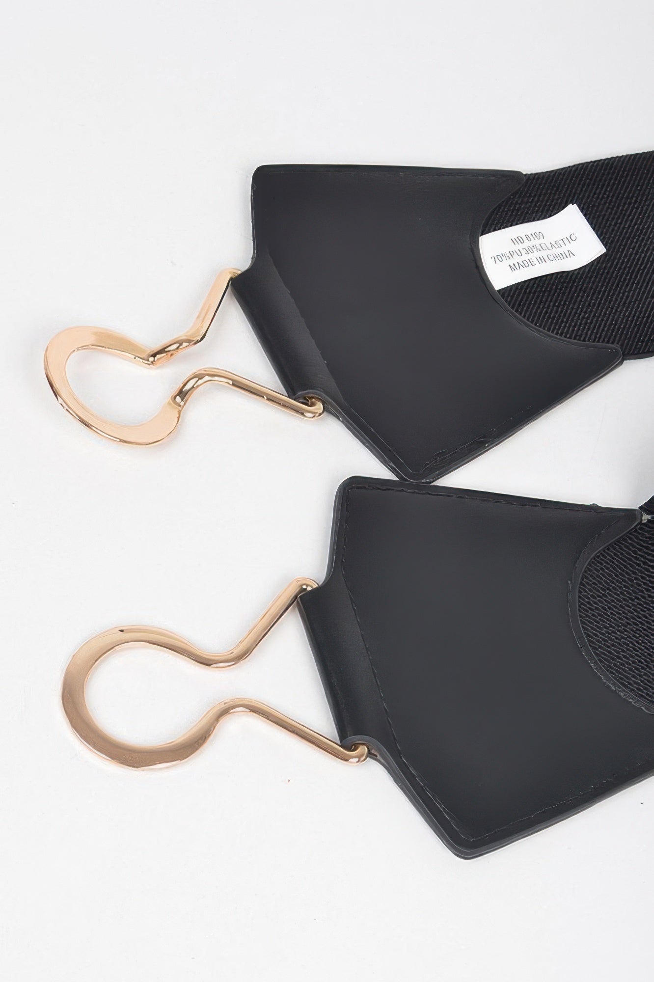 Faux Leather Plus Size Elastic Belt