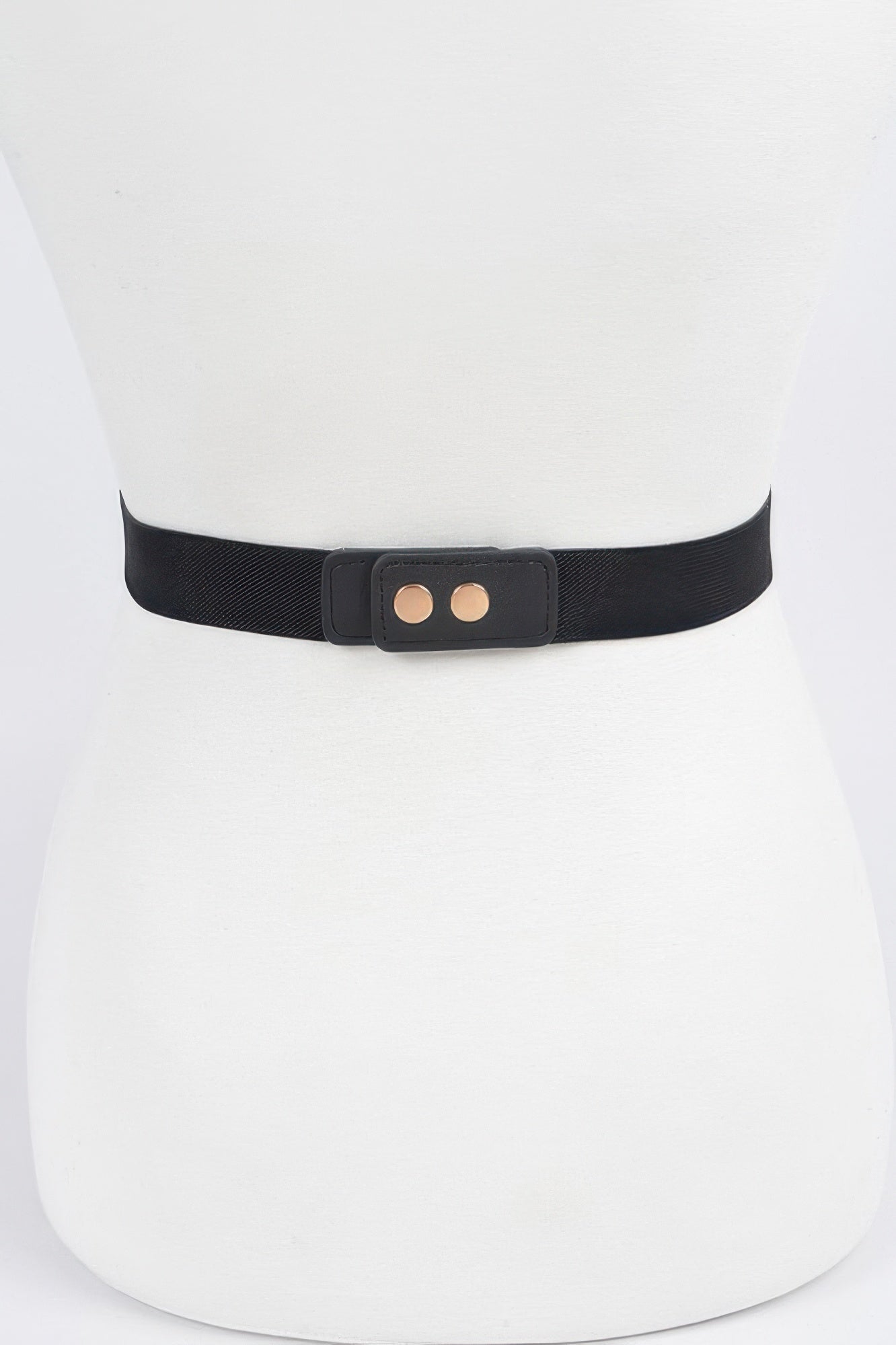 Oversized Chain Buckle Belt W Layered Chains