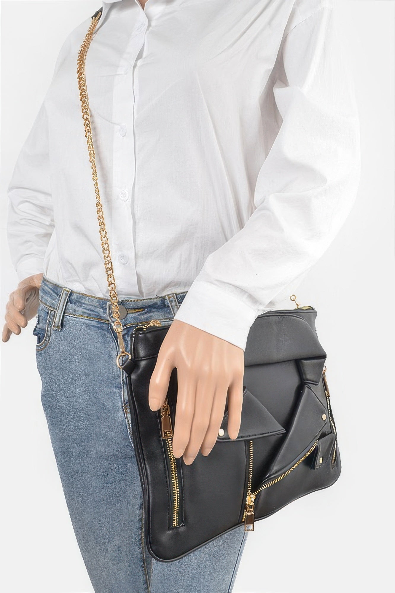 Faux Leather Novelty Bag