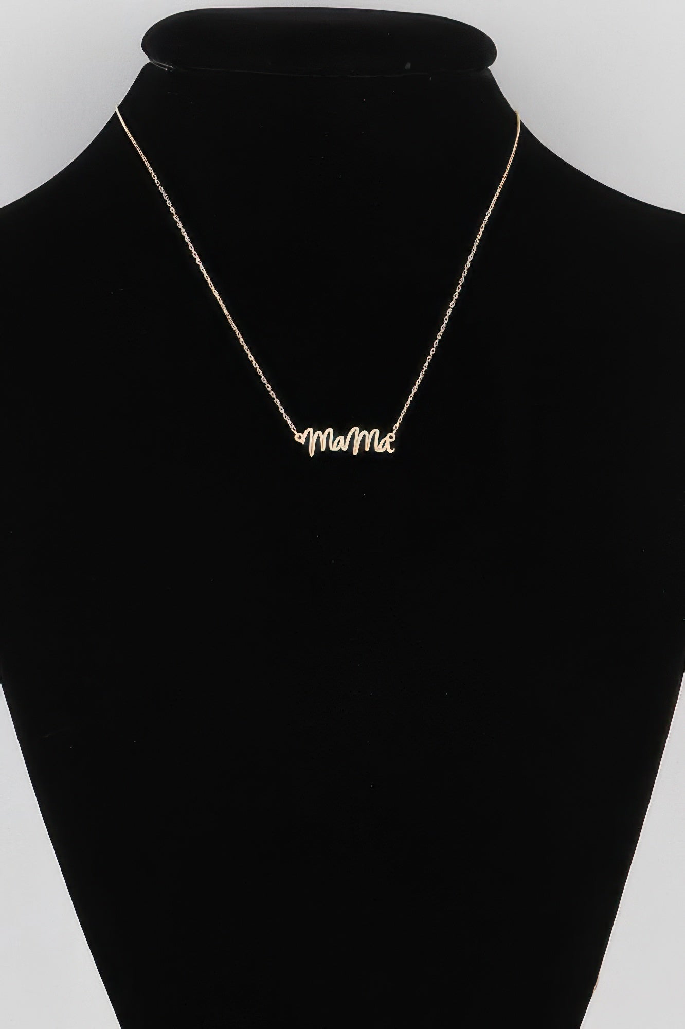Mama Script Necklace