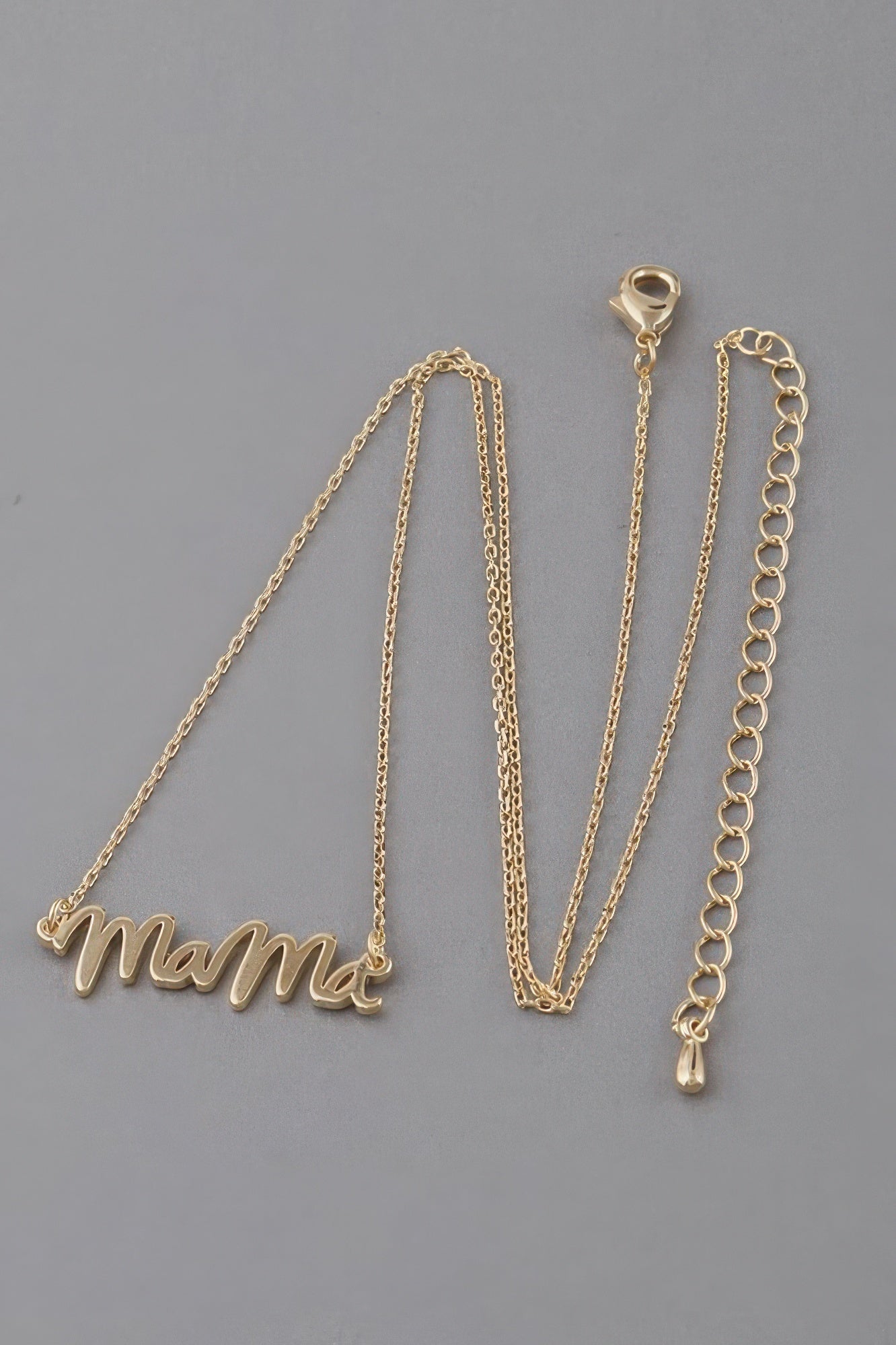 Mama Script Necklace