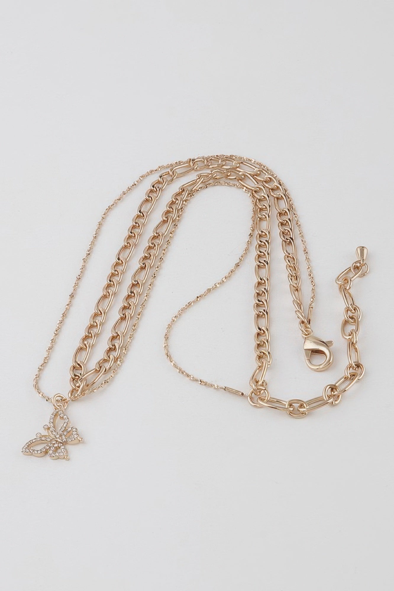 Jeweled Butterfly Necklace