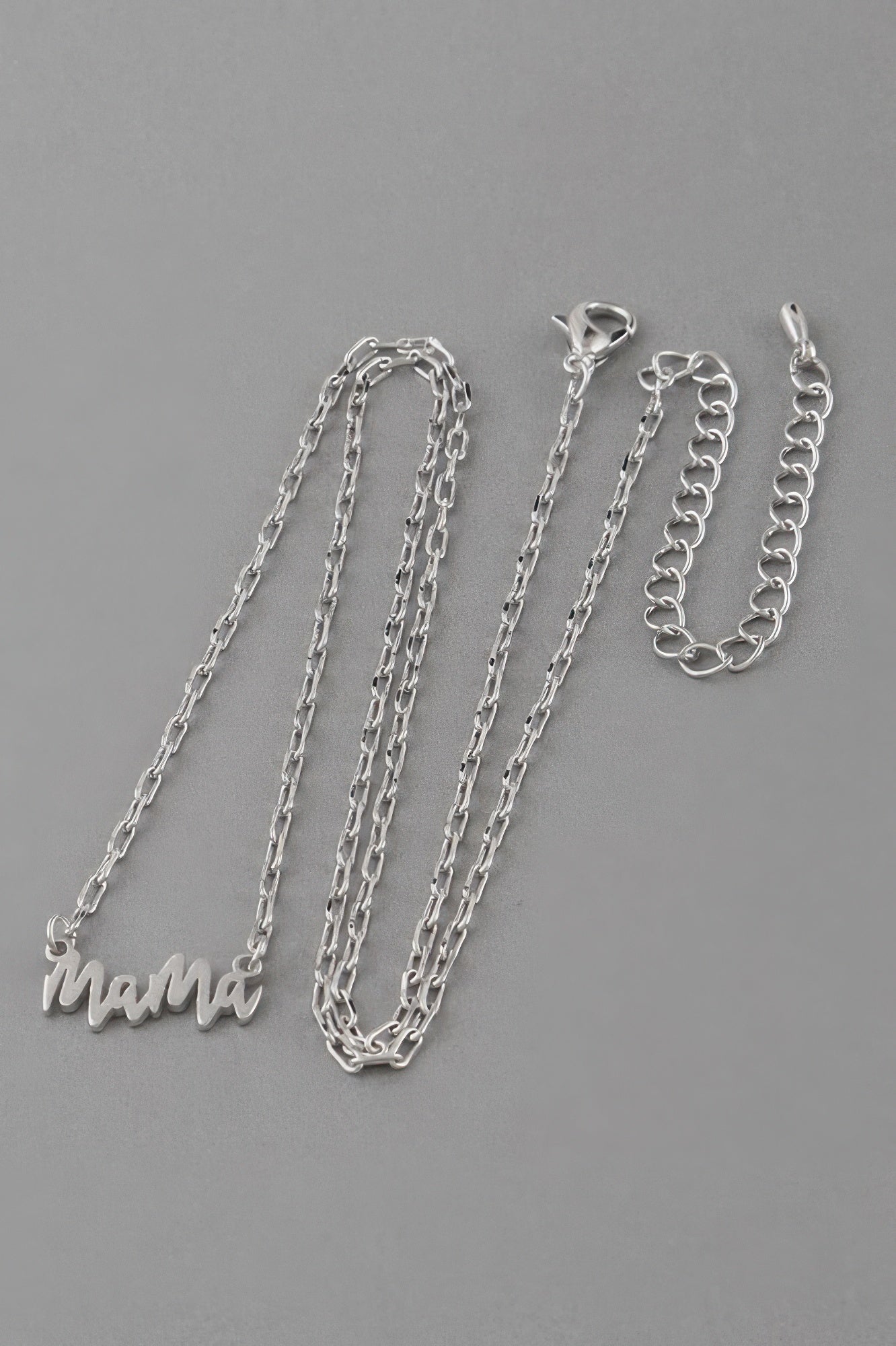 Mama Script Necklace