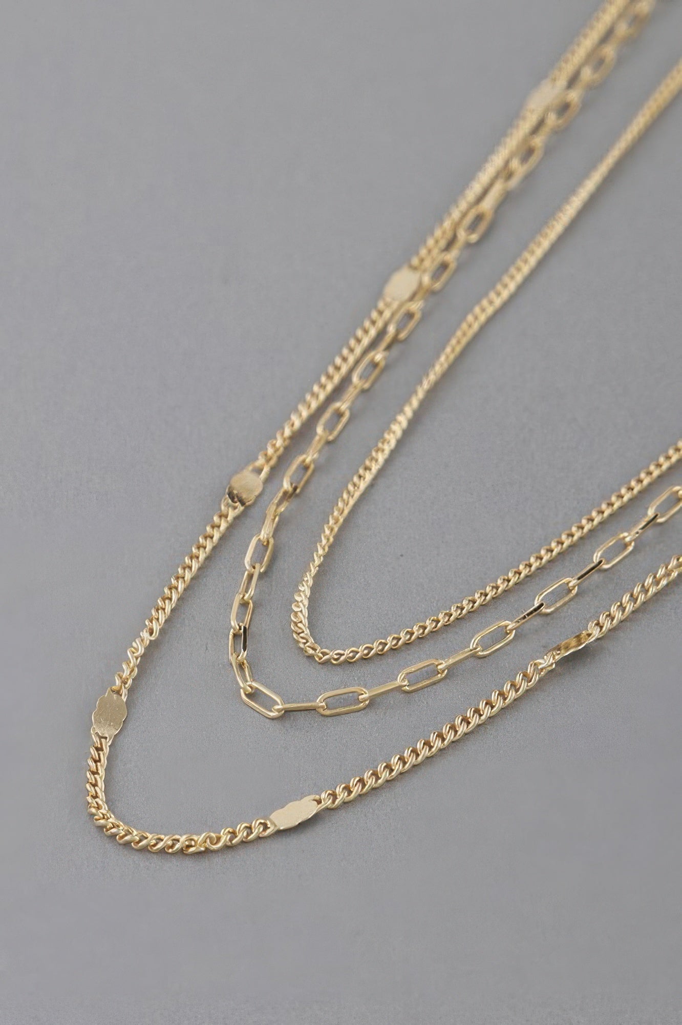 Triple Chain Necklace