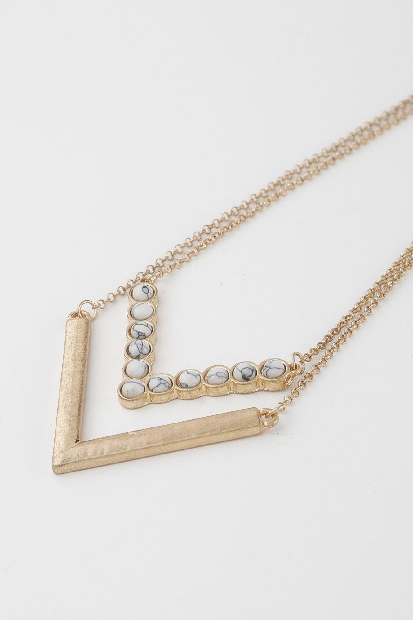 Stone V Necklace