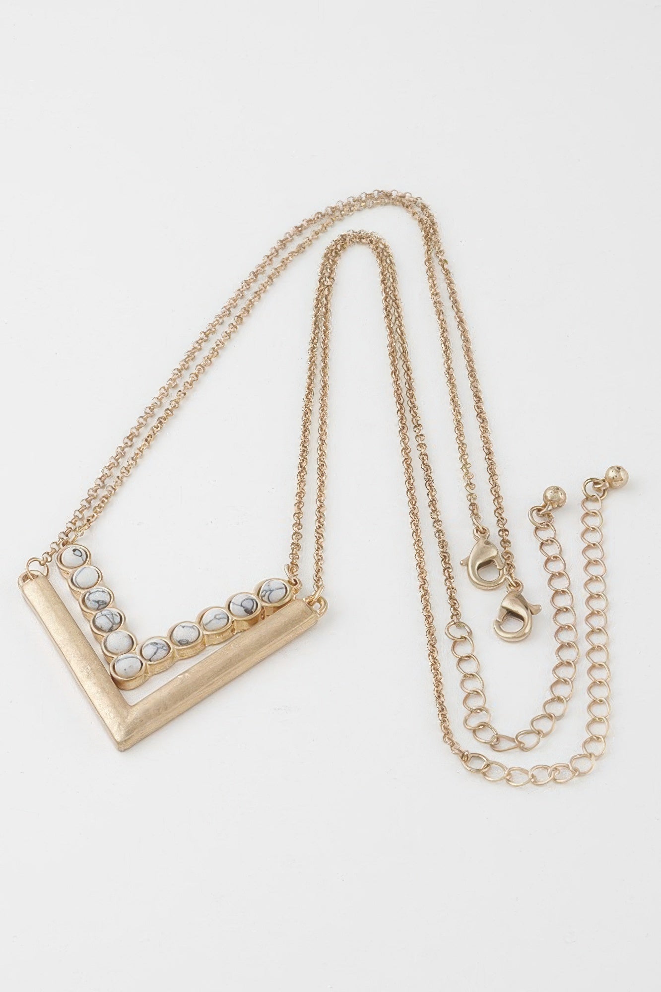 Stone V Necklace