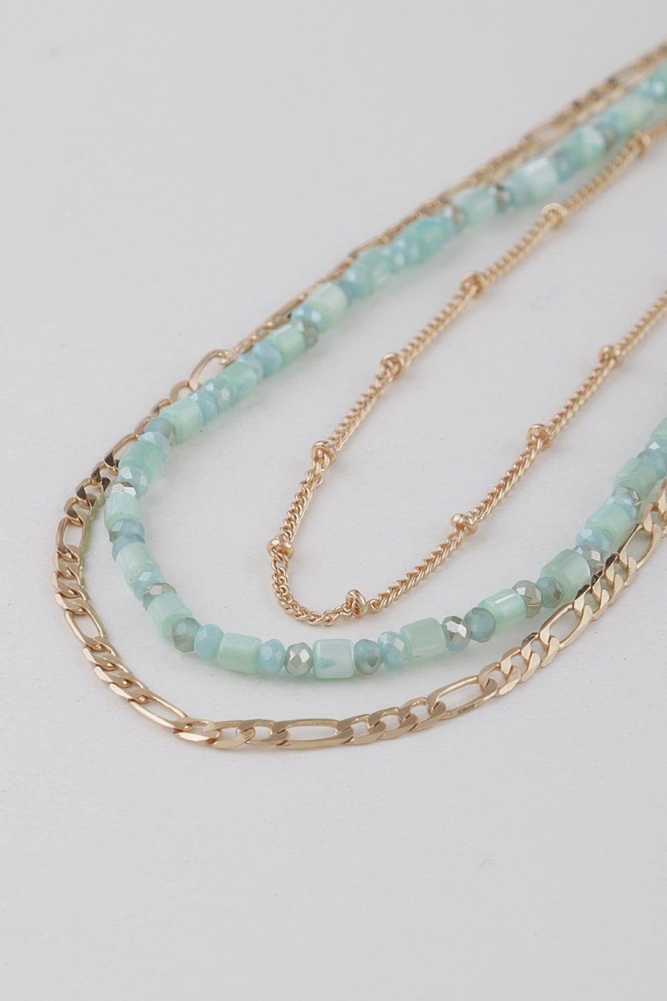 Multi Beaded Chain Necklace