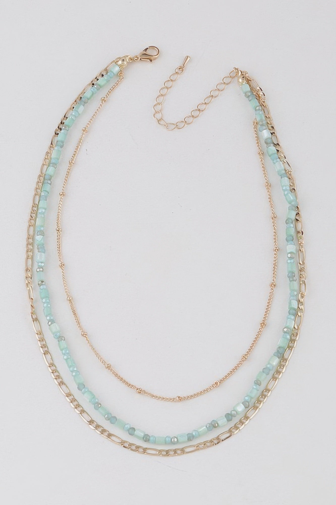 Multi Beaded Chain Necklace