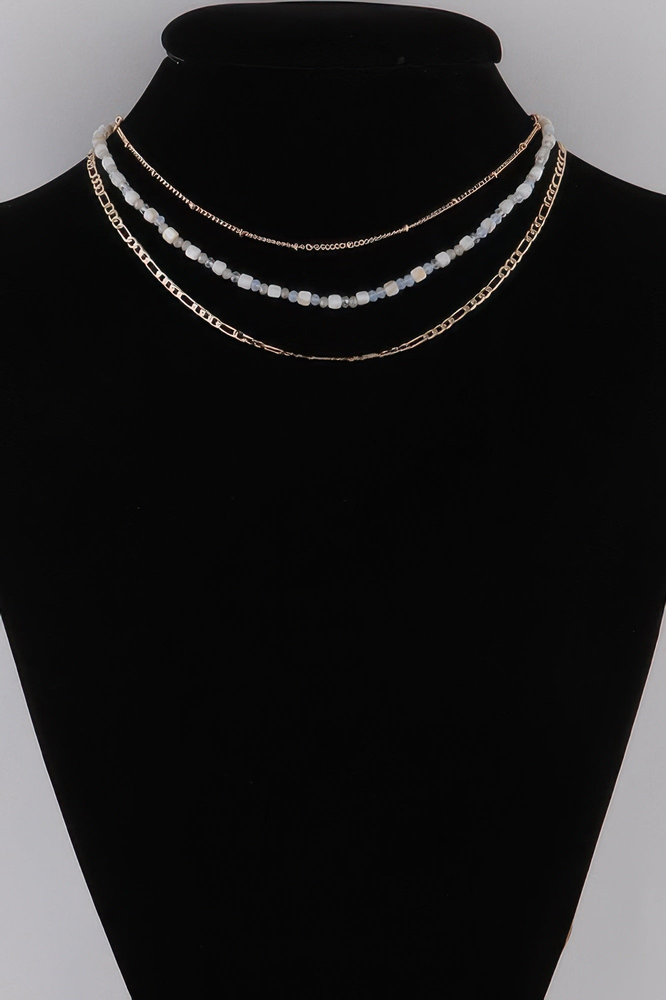 Multi Beaded Chain Necklace