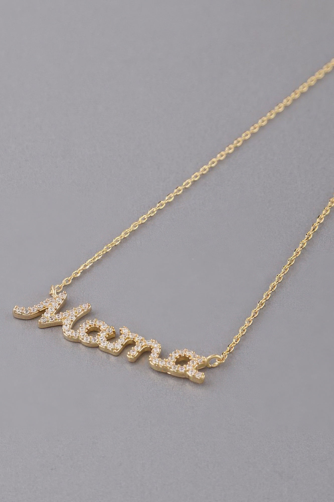 Jeweled Mama Necklace