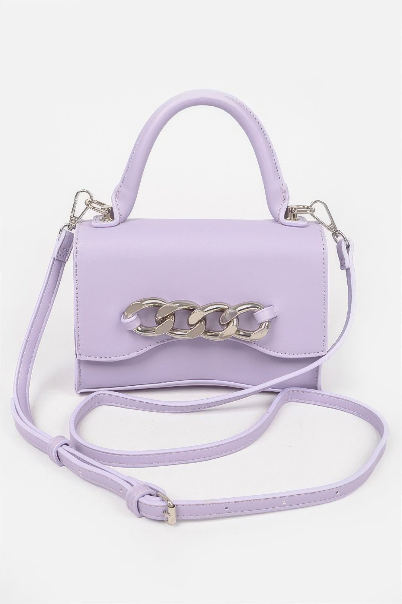 Small Lavender Flap Shoulder Chain Bag